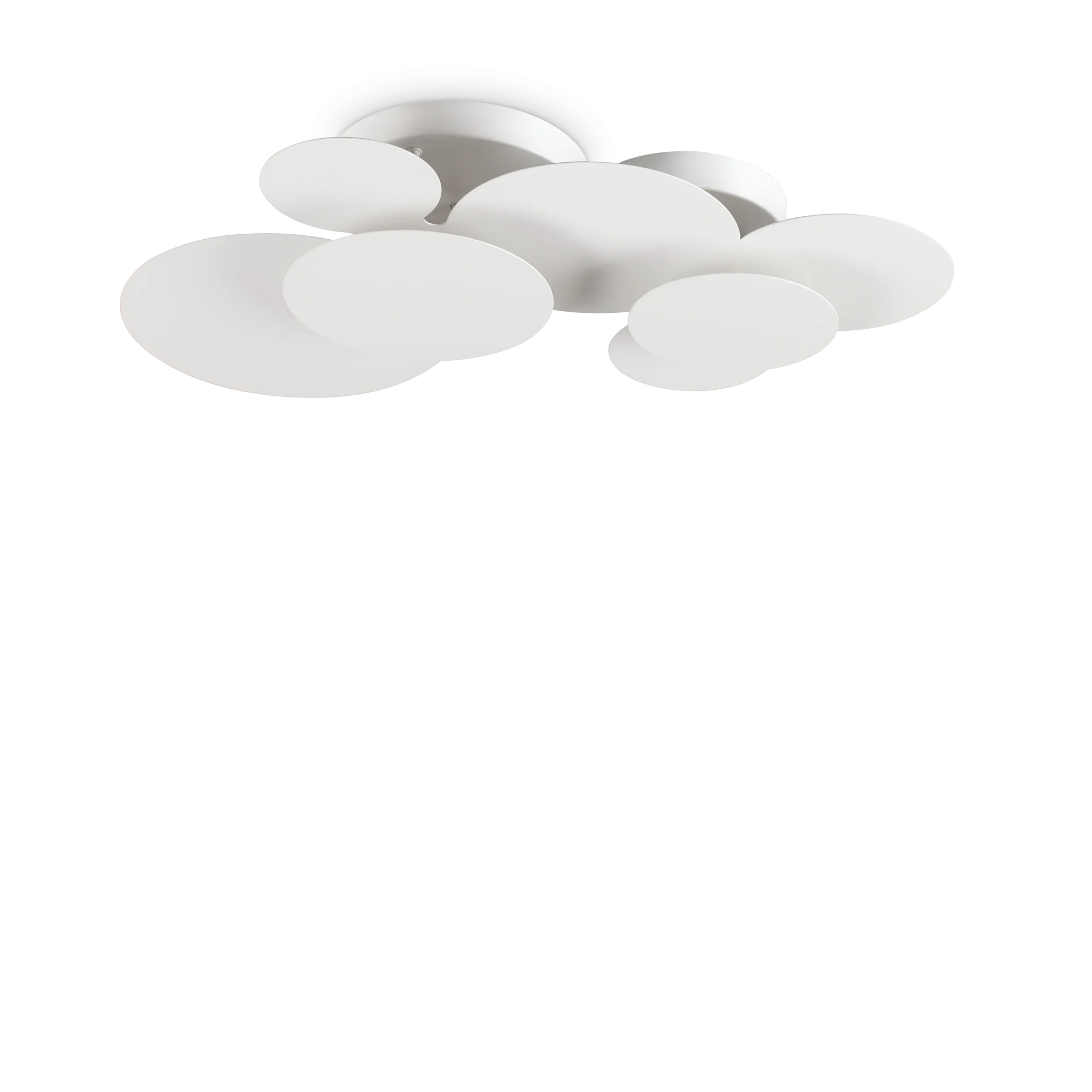 Plafón de techo Ideal Lux Cloud blanco LED 46W 74cm