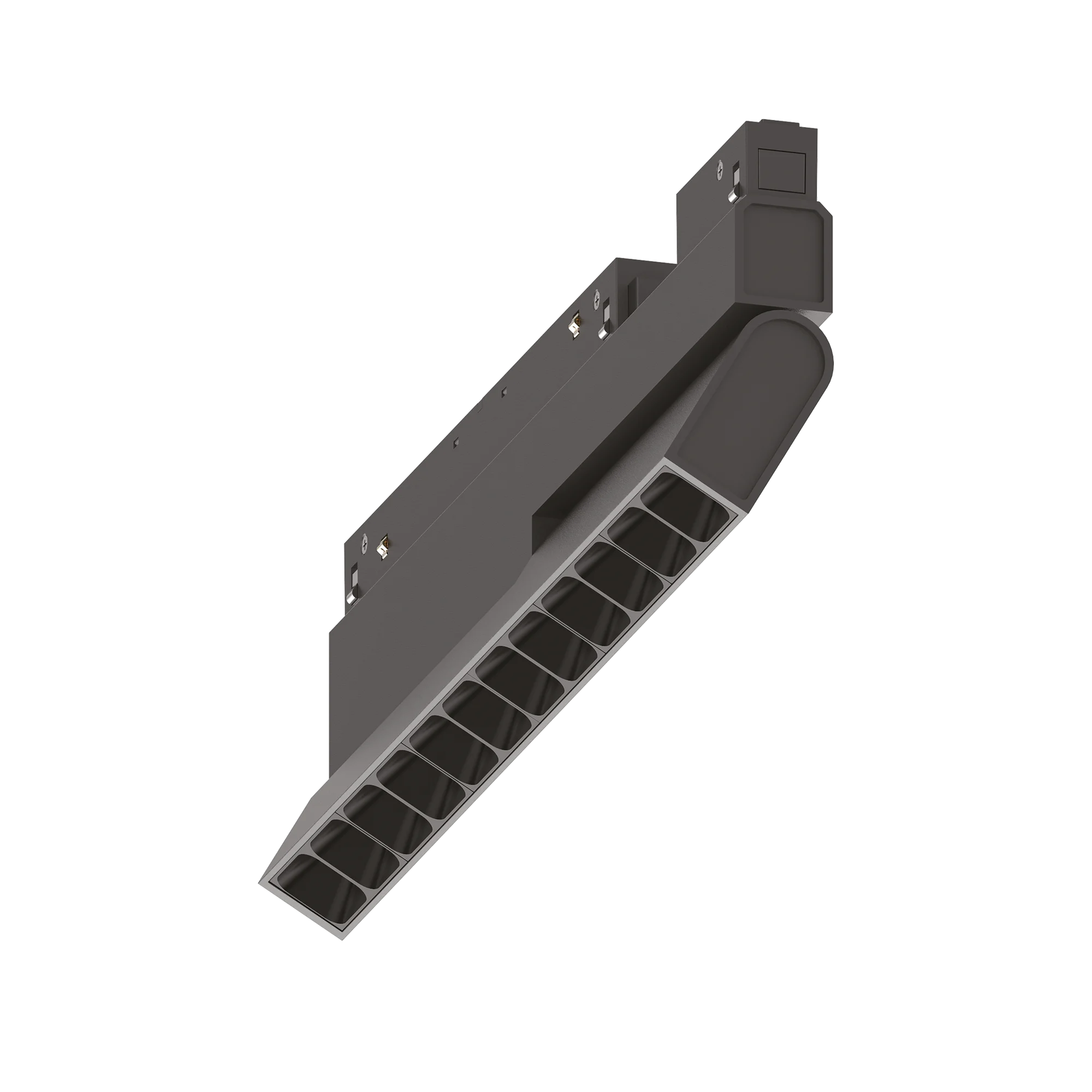 Sistema lineal Ideal Lux Ego negro LED 13W 3000K regulable 28,4cm