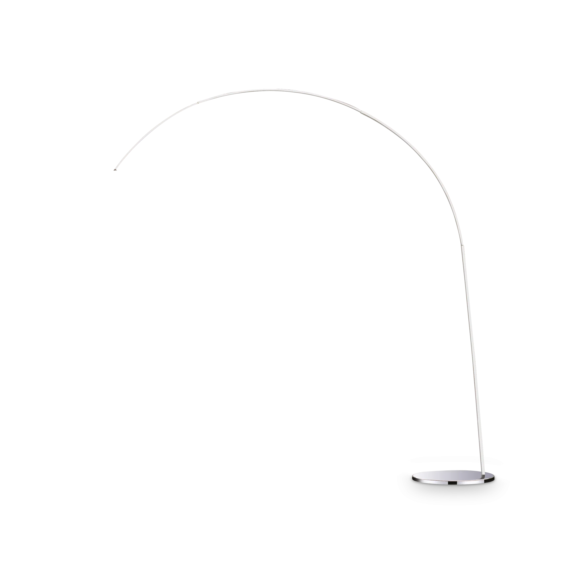 Lámpara de pie Ideal Lux Dorsale cromo 60W 228cm