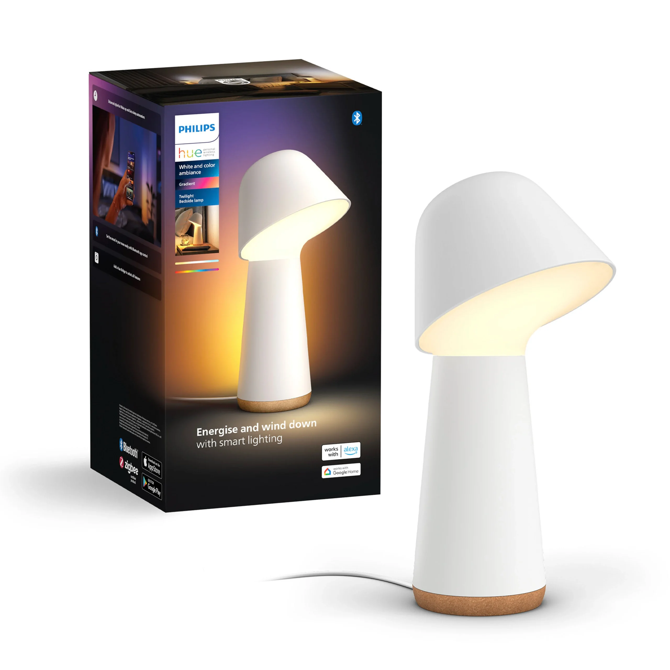 Philips Hue White and Color Ambiance Lámpara de mesa twilight blanco RGBW 13,4W 8720169