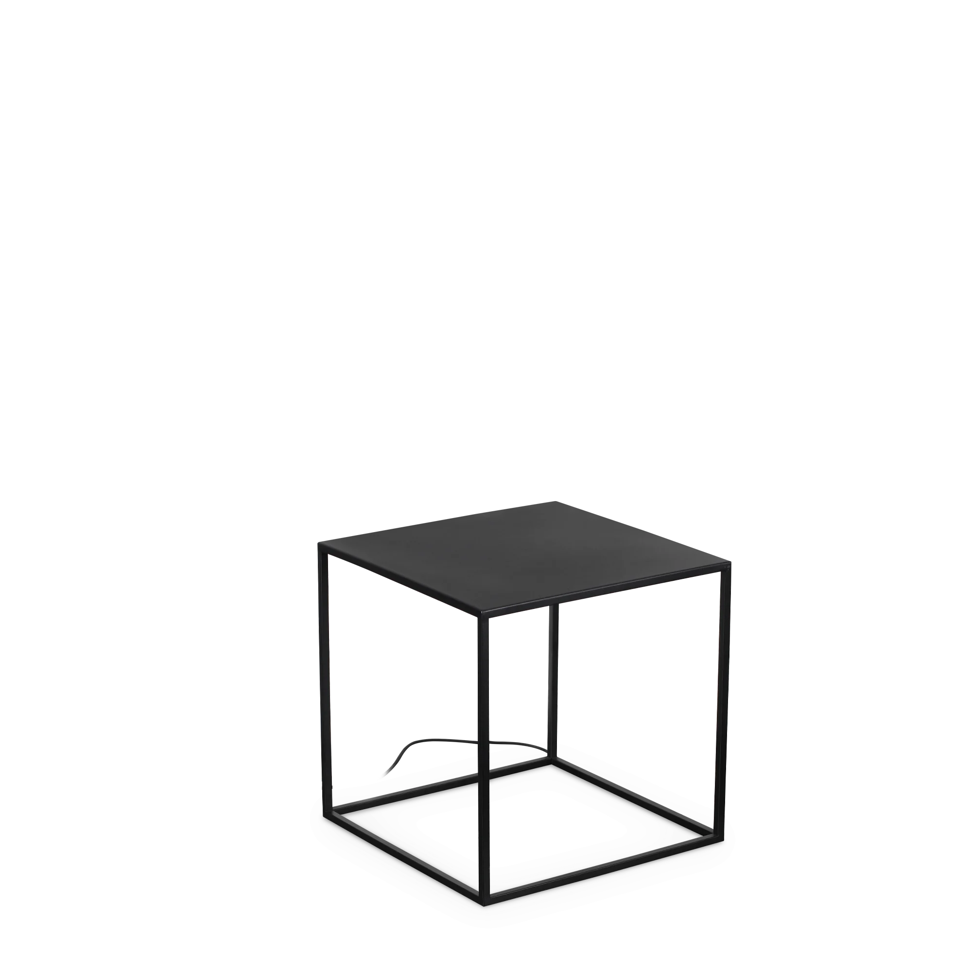 Baliza de exterior Ideal Lux Ipotesi negro LED 16W IP44 50cm