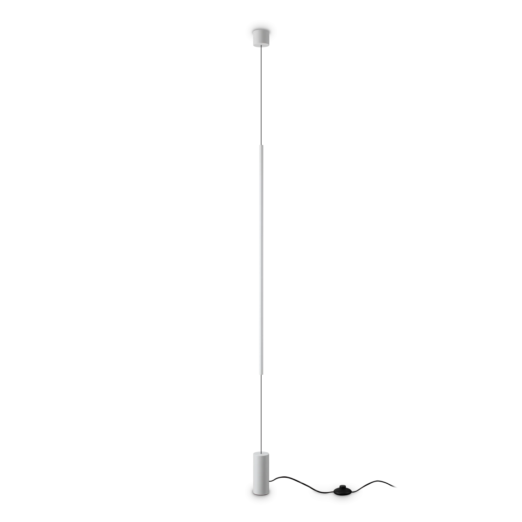 Lámpara de pie Ideal Lux Essence blanco cristal LED 14W 3000K 7m
