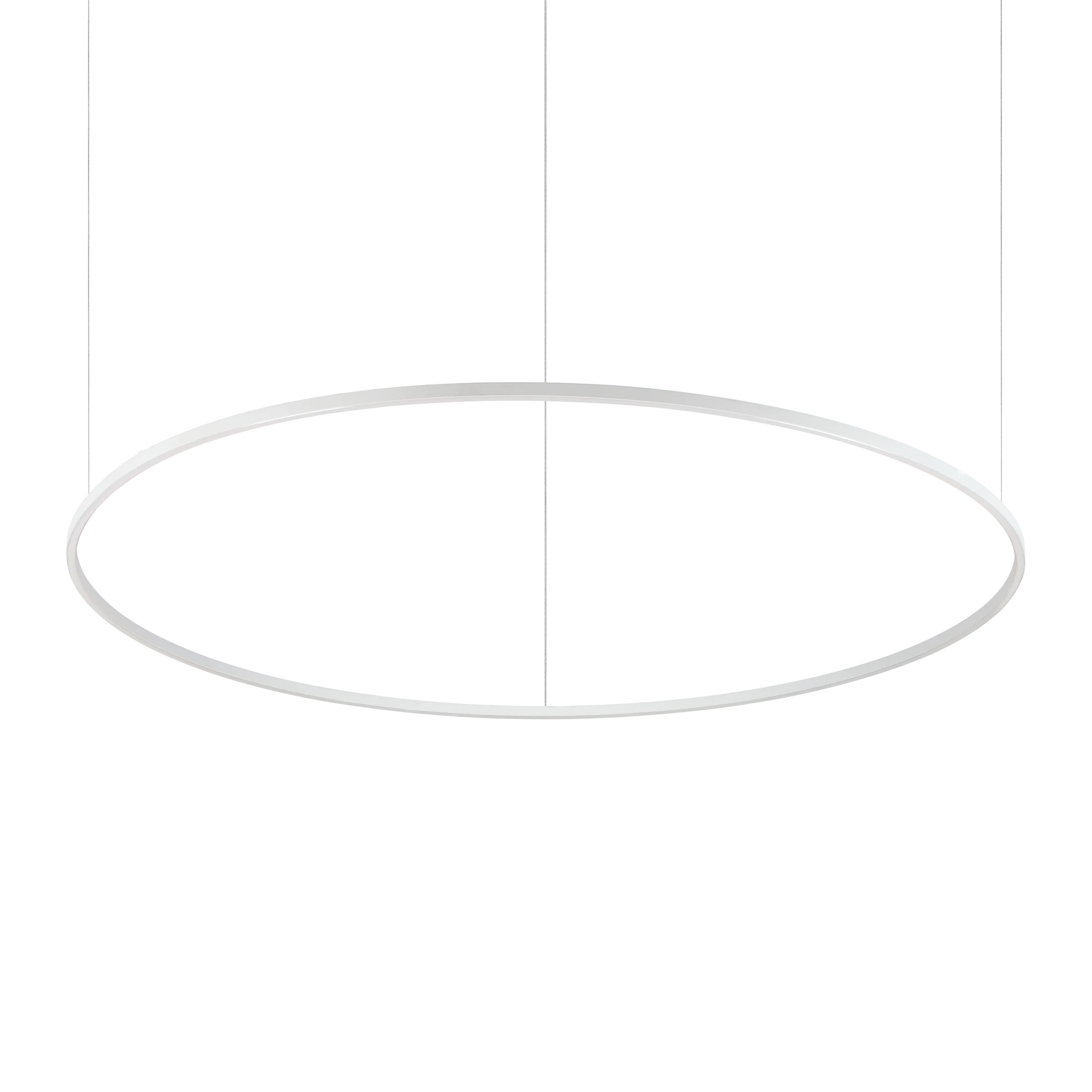 Lámpara colgante Ideal Lux Oracle Slim blanco LED 77W regulable Ø150cm 3000K