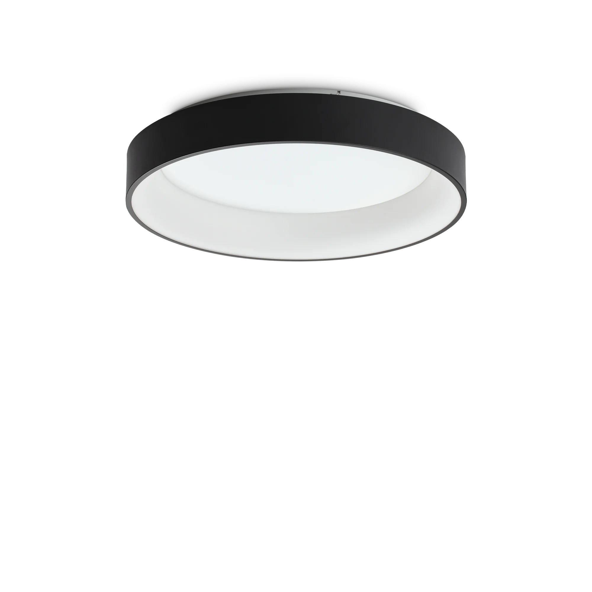 Plafón de techo Ideal Lux Ziggy negro LED 43W Ø59,5cm