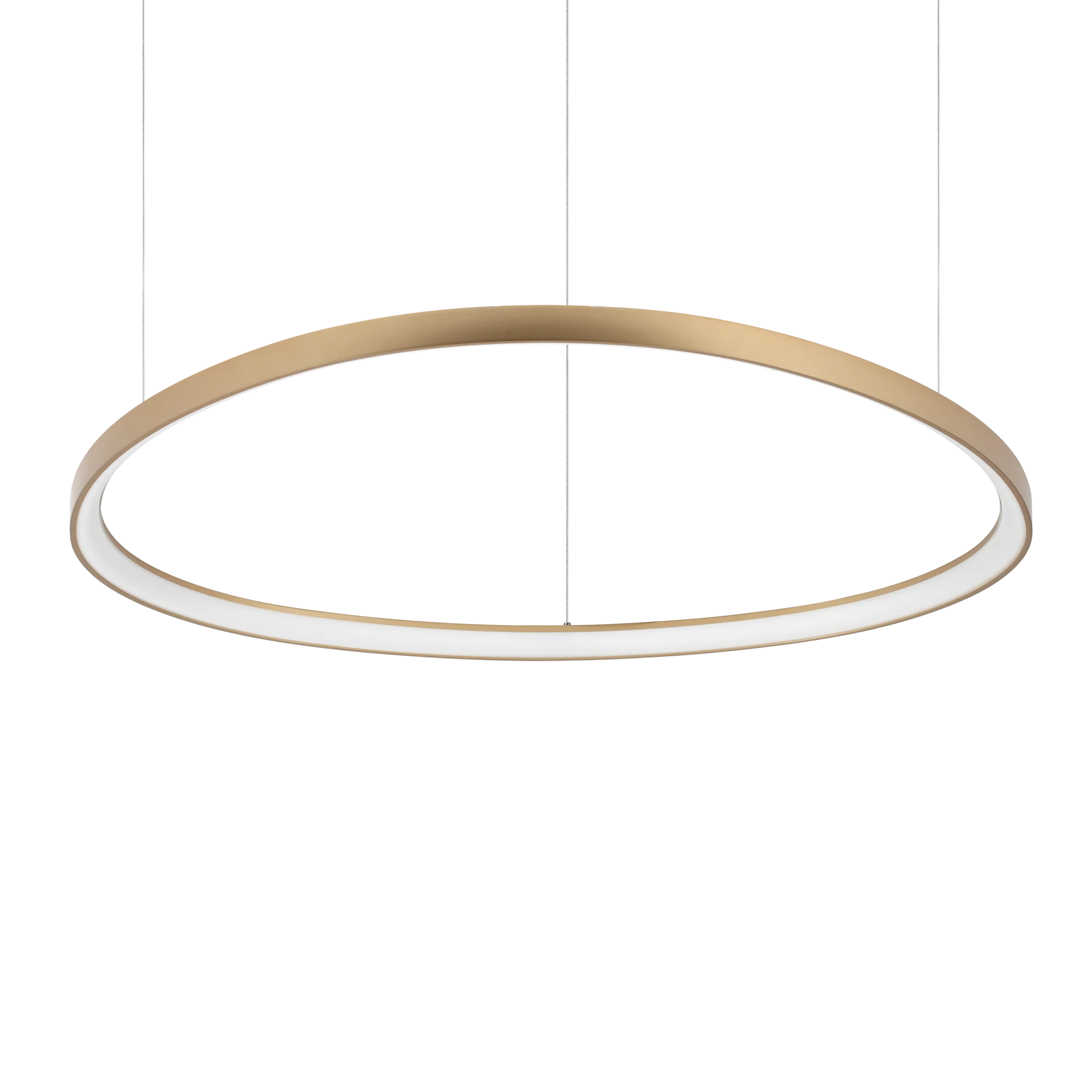 Lámpara colgante Ideal Lux Gemini latón LED 78W 105cm 3000K