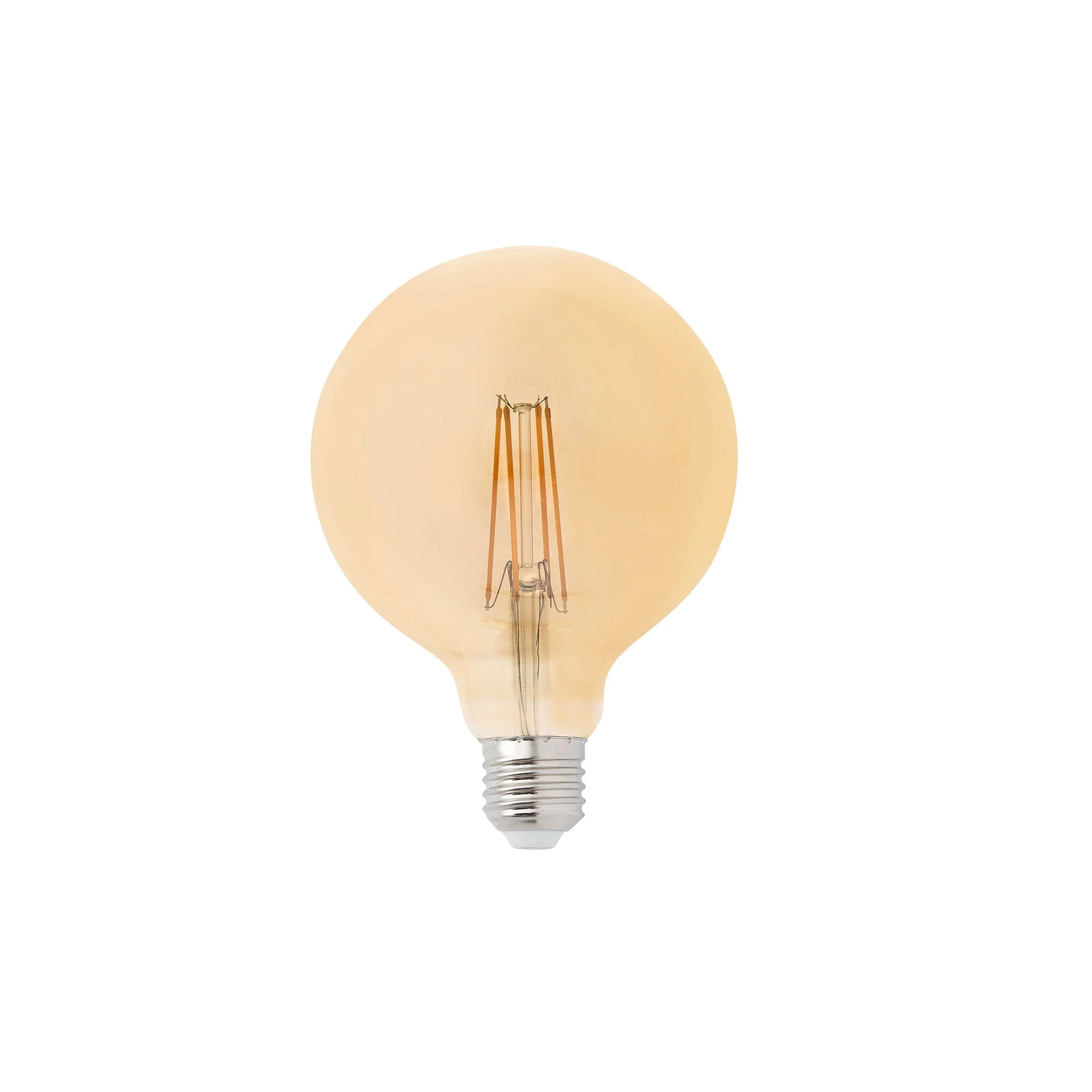 Bombilla LED Faro E27 filamento ámbar 5W 2200K dimable 17434