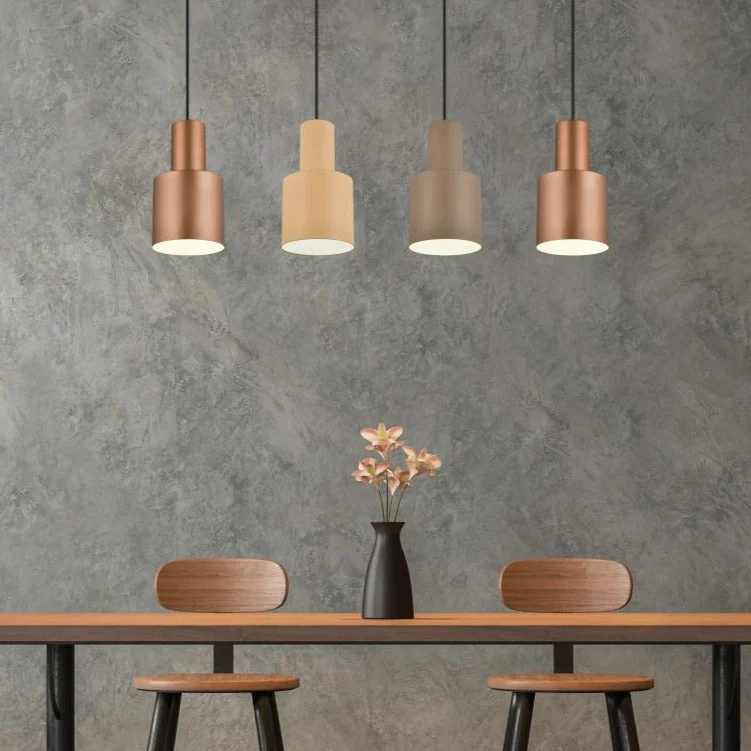 Lámpara de techo colgante Trio Agudo 4 luces multicolor 150cm 319400417