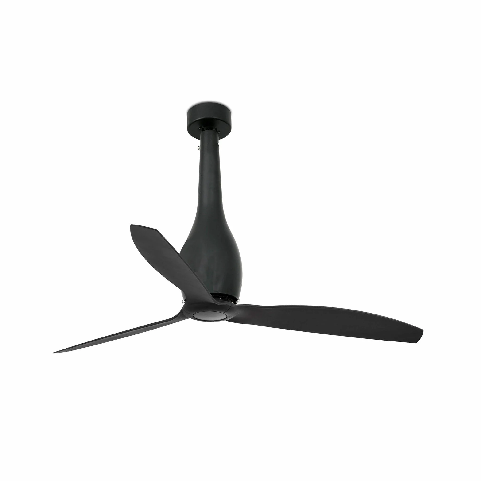 Ventilador de techo sin luz Faro Eterfan motor DC negro mate Ø128cm 3 palas 32006