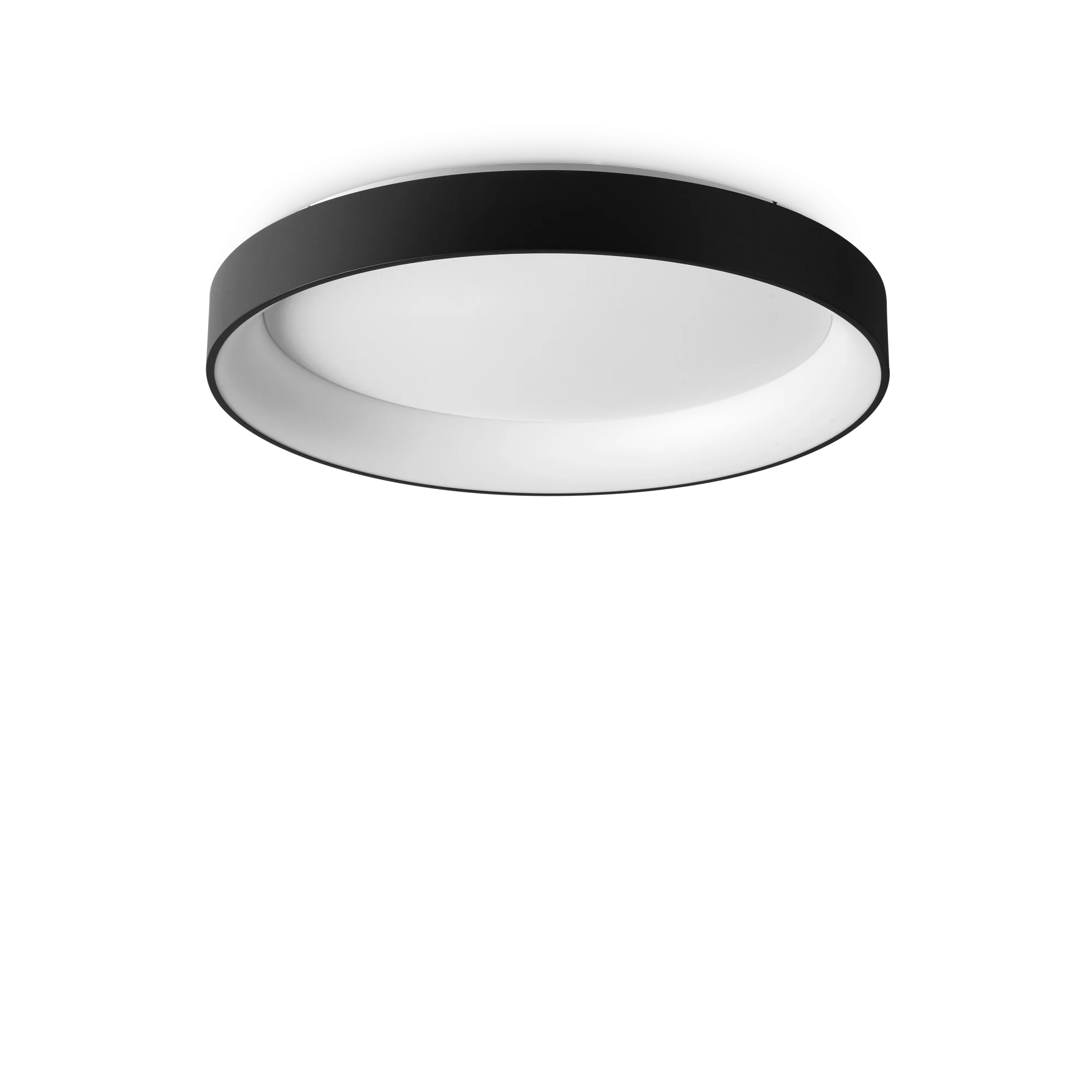 Plafón de techo Ideal Lux Ziggy negro LED 62W Ø80cm