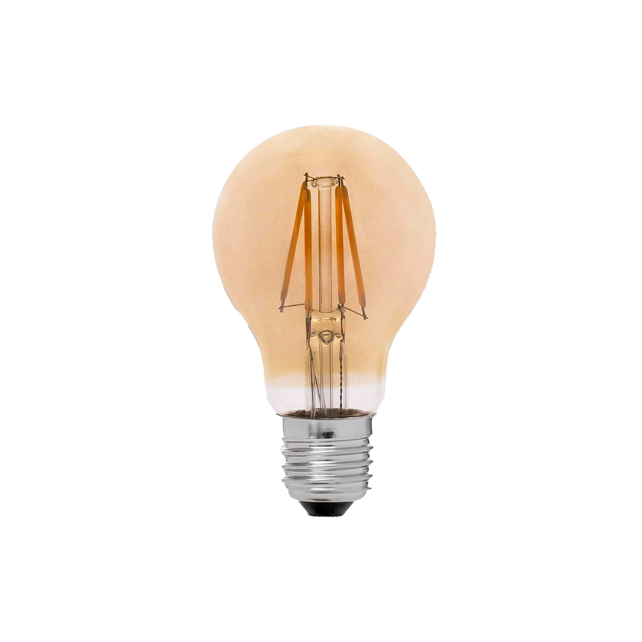Bombilla LED Faro E27 filamento ámbar 5W 2200K dimable 17432