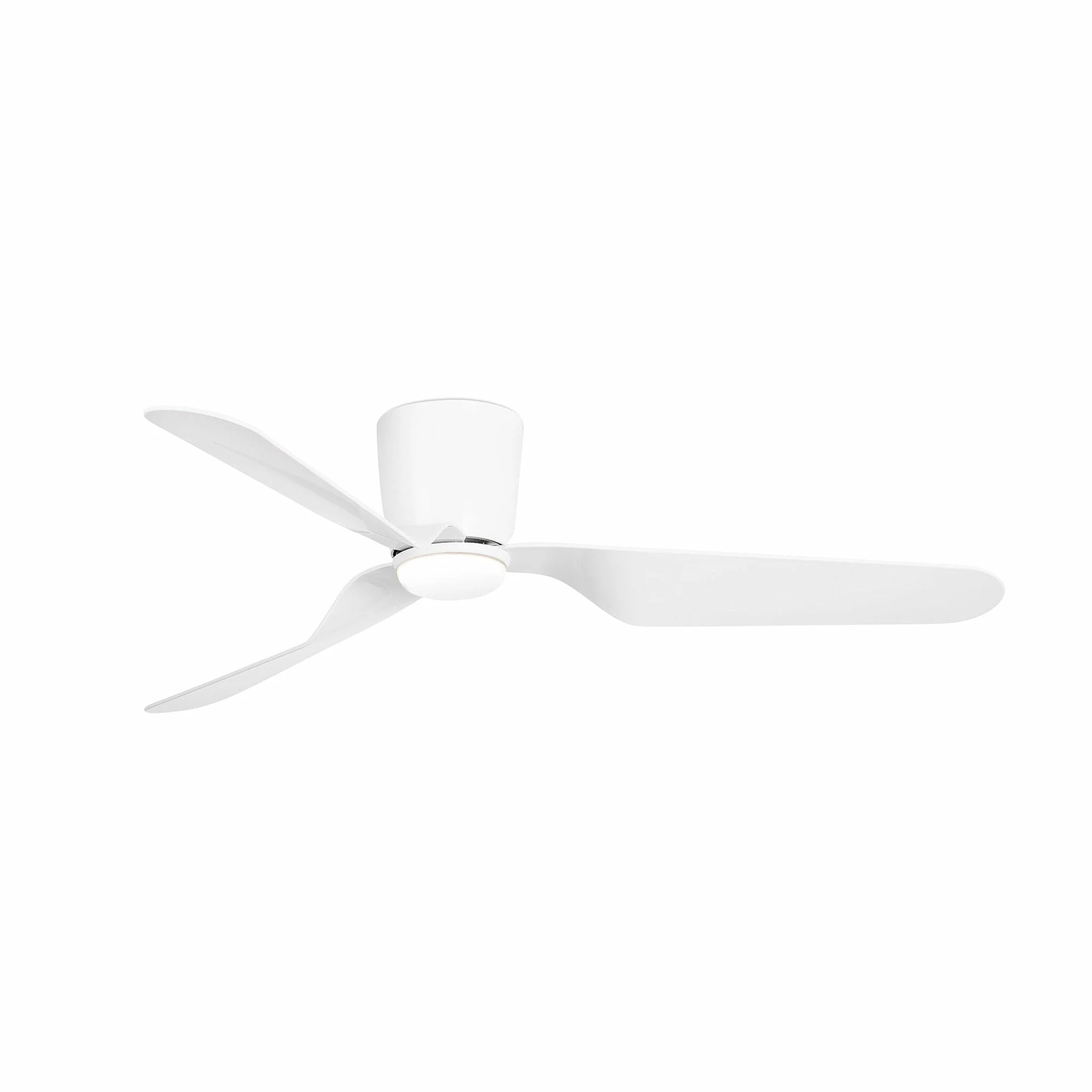 Ventilador de techo con luz Faro Pemba motor DC LED blanco brillo 3000K Ø132cm 3 palas 33471N-3