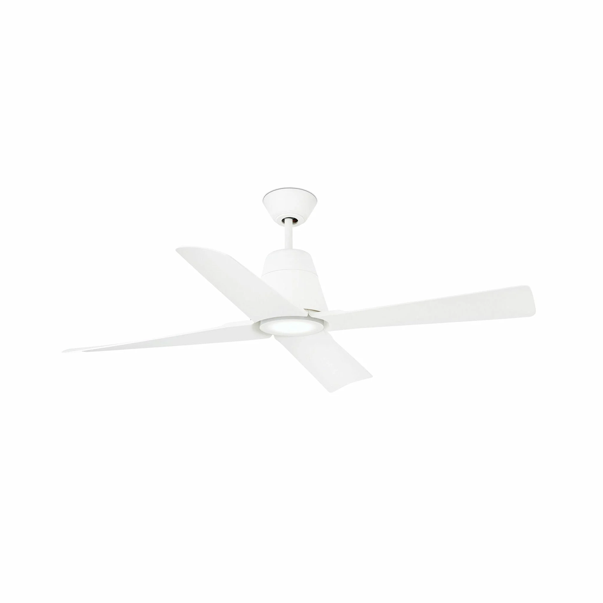 Ventilador de techo con luz Faro Typhoon motor DC LED blanco mate 3000K IP44 Ø127cm 4 palas