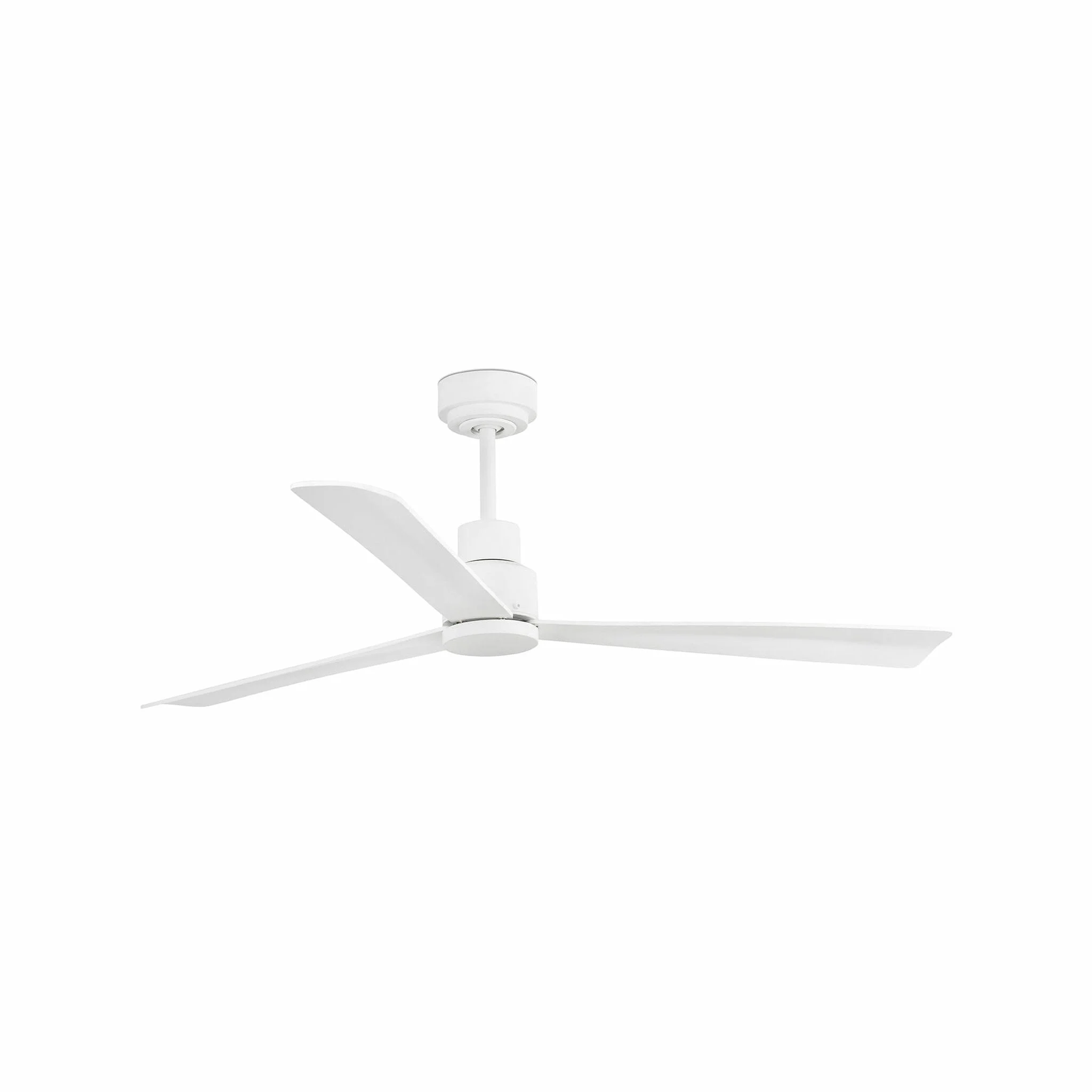 Ventilador de techo sin luz Faro Nassau motor DC blanco mate Ø128cm 3 palas 33487
