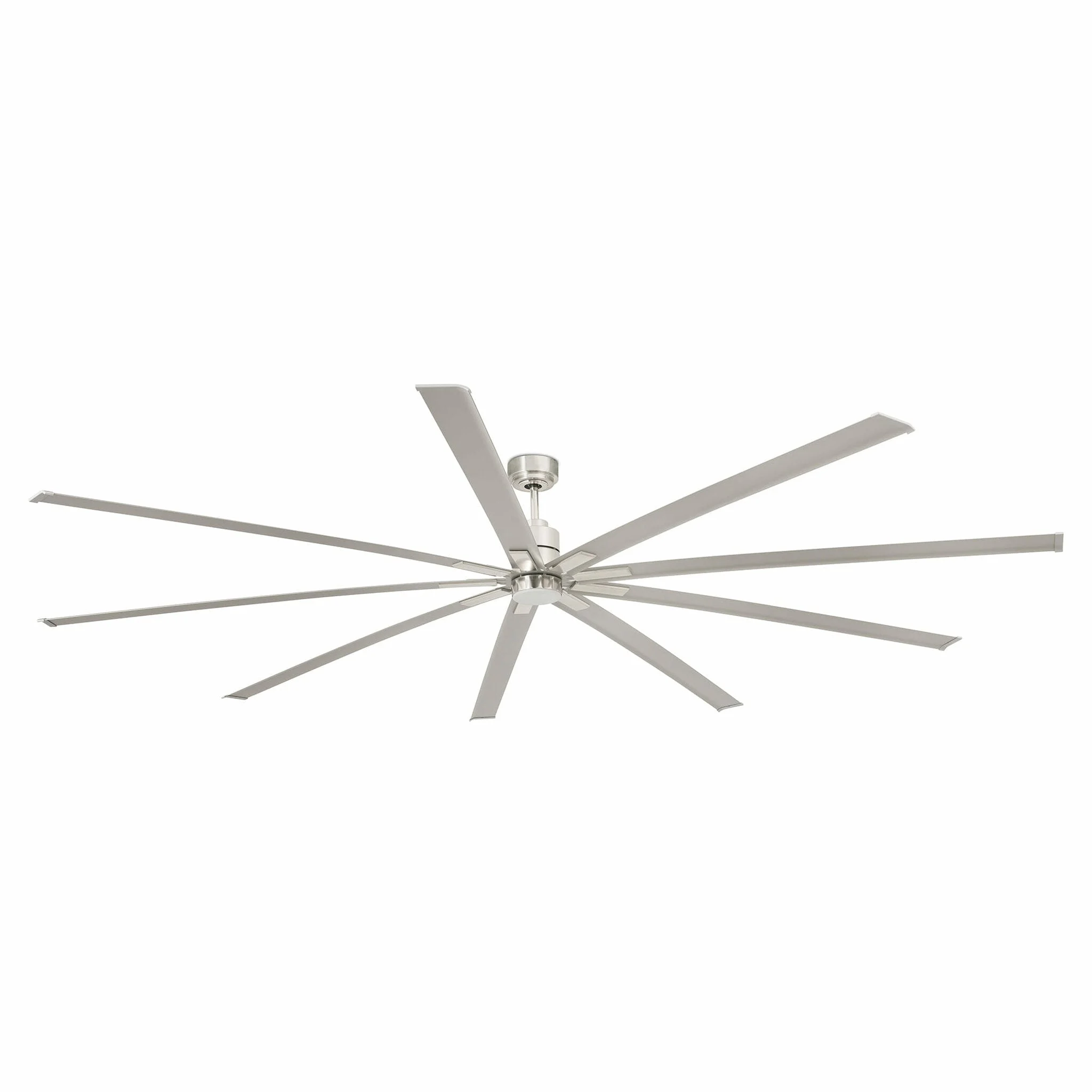 Ventilador de techo con luz Faro Manhattan motor DC LED aluminio satinado 2700-4600K CCT 33496