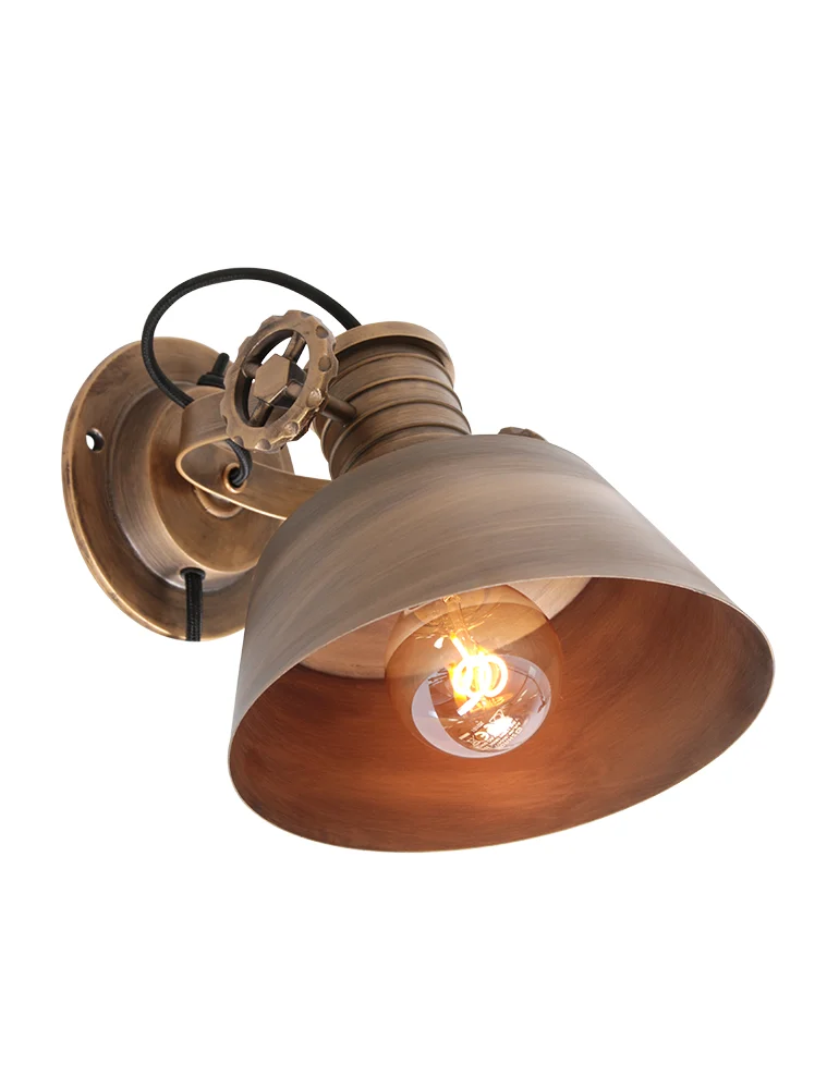 Foco vintage bronce Anne Lighting Sprocket