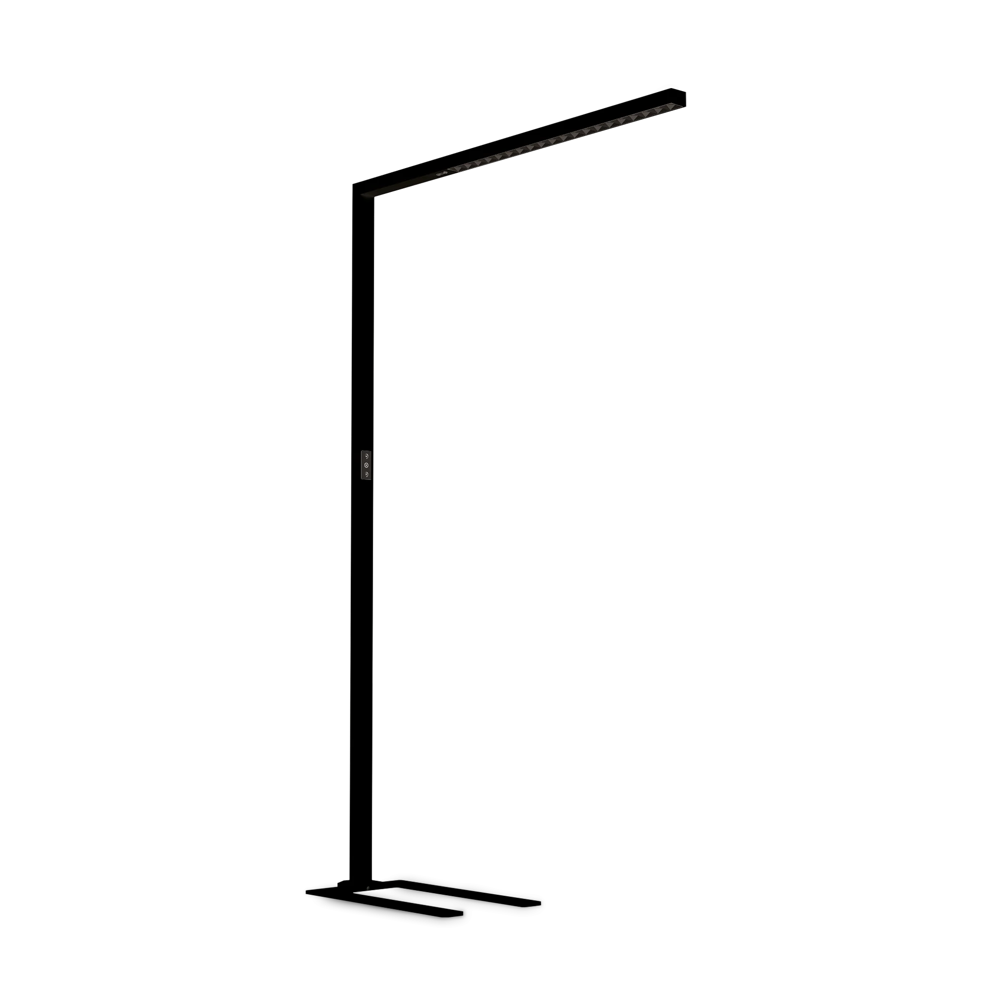 Lámpara de pie Ideal Lux Comfort negro LED 76W 2700K regulable 197cm