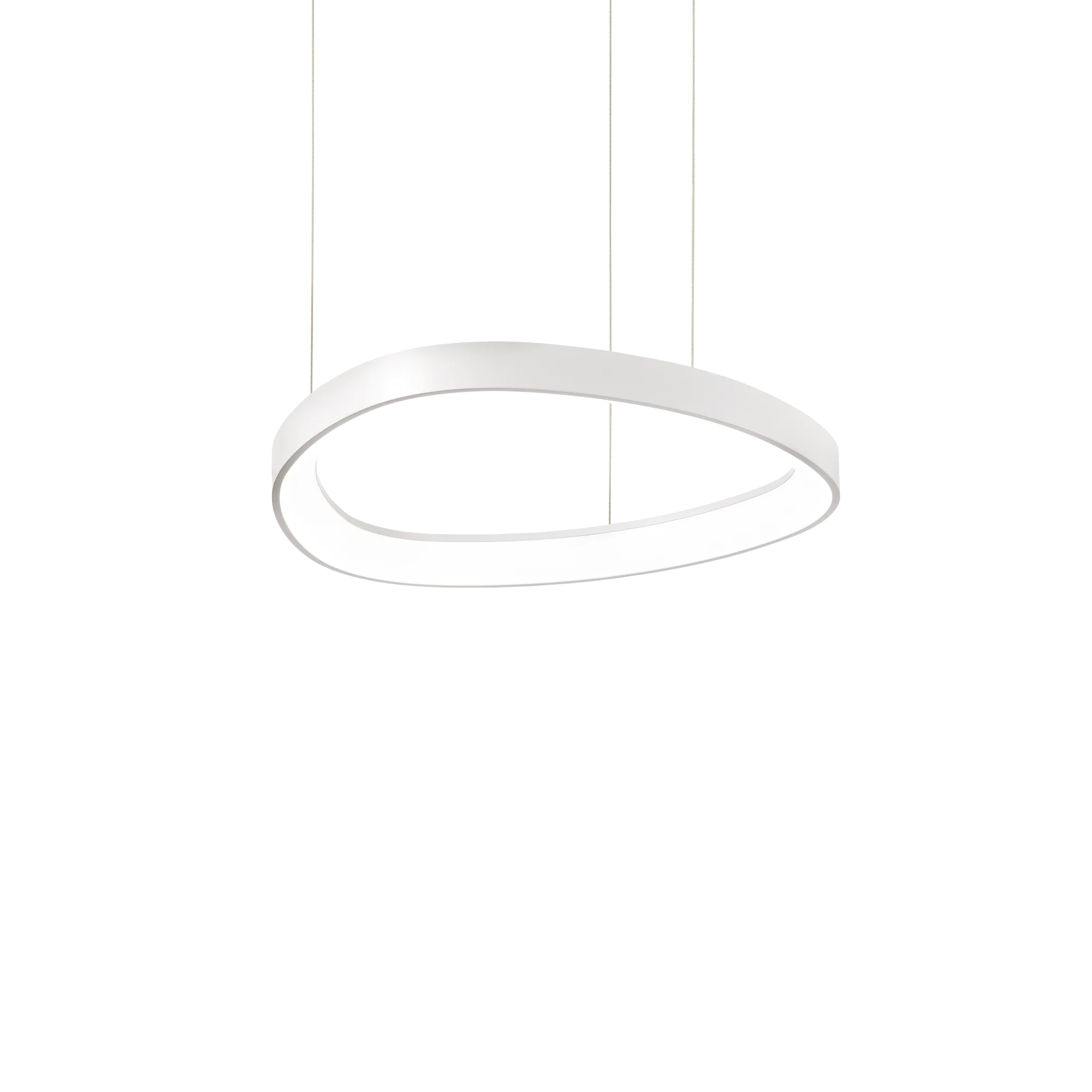 Lámpara colgante Ideal Lux Gemini blanco LED 36W 2700K 42,5cm