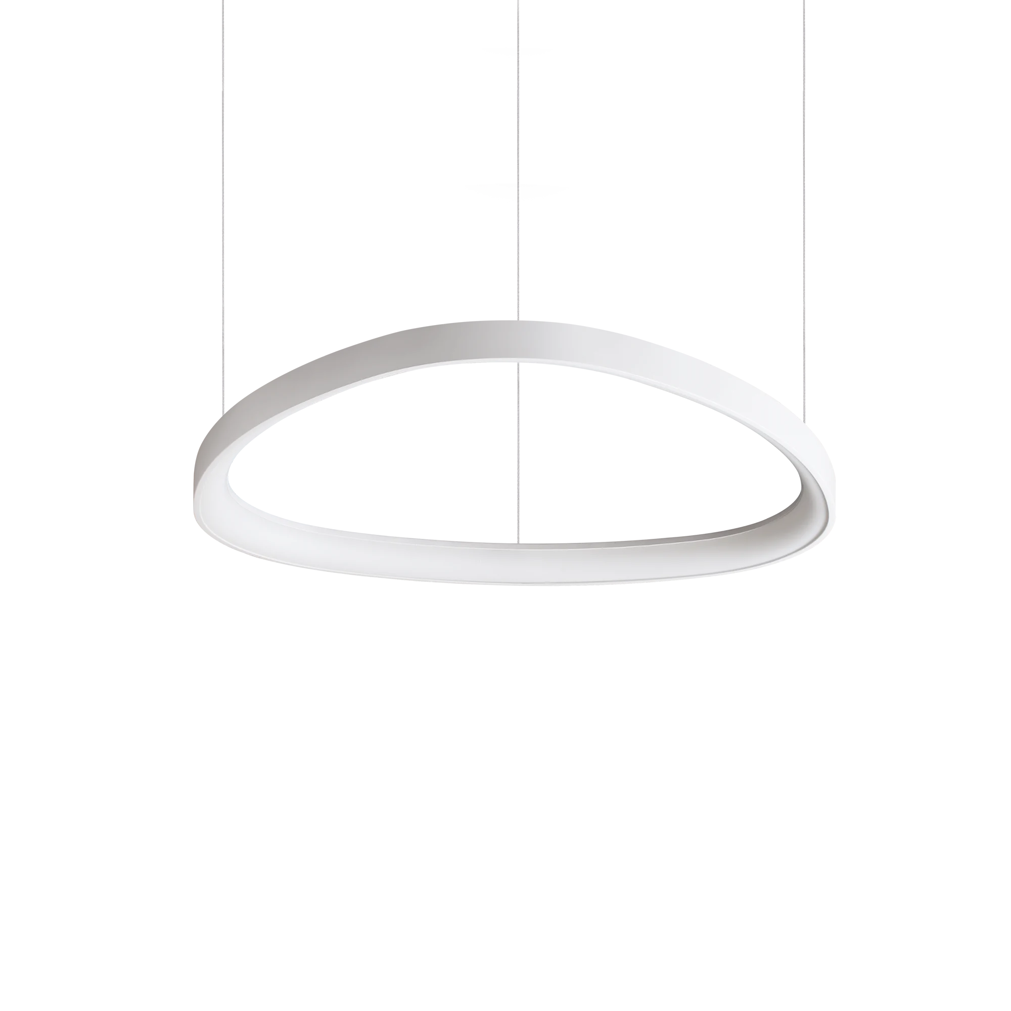 Lámpara colgante Ideal Lux Gemini blanco LED 47W 2700K 61cm