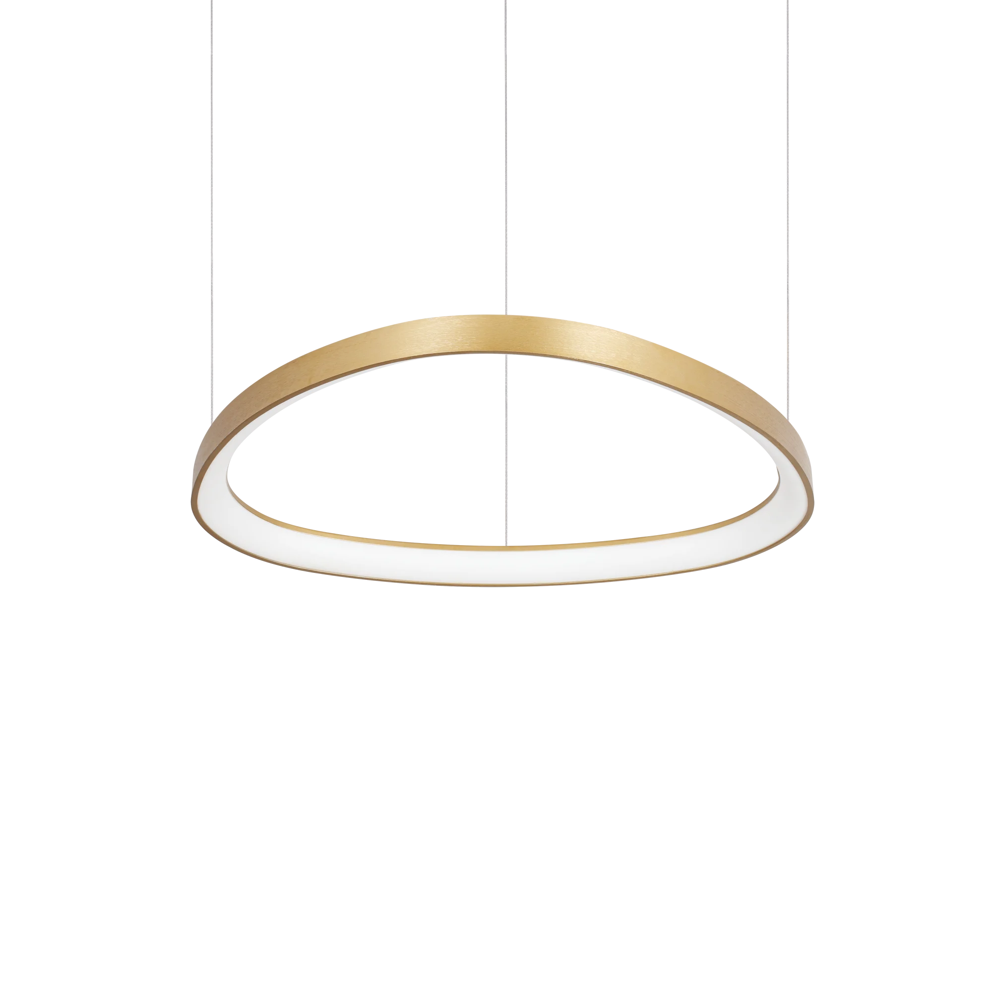 Lámpara colgante Ideal Lux Gemini latón LED 47W 2700K 61cm