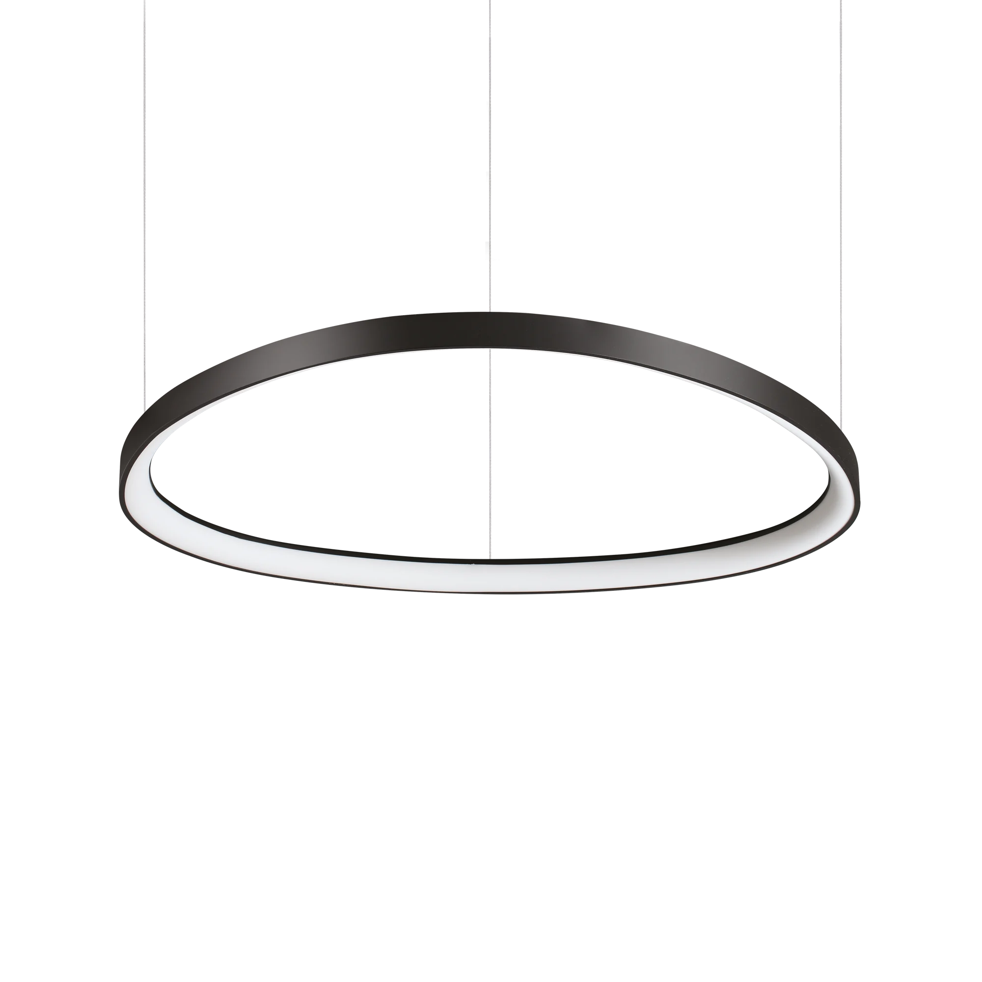 Lámpara colgante Ideal Lux Gemini negro LED 56W 2700K 81cm