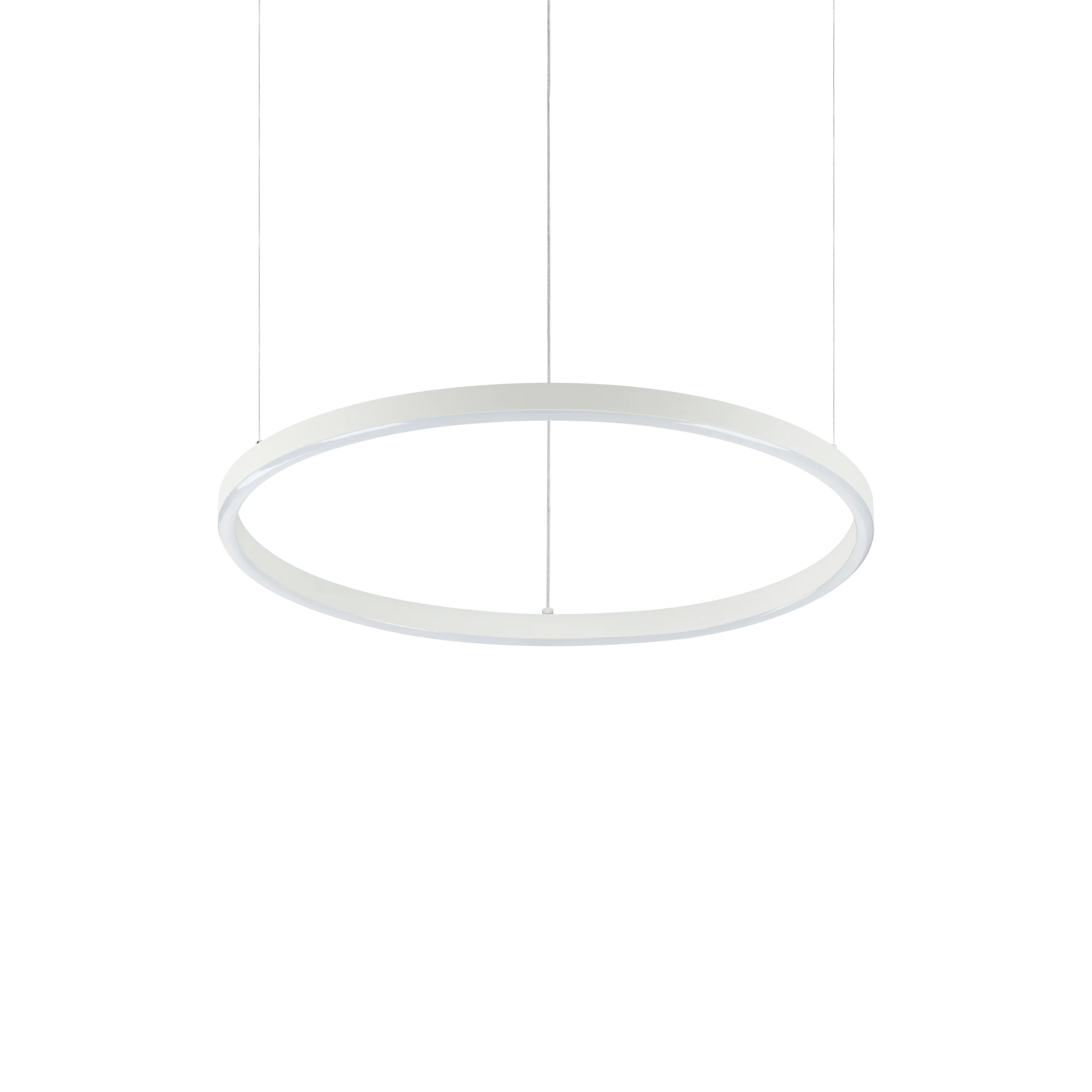 Lámpara colgante Ideal Lux Oracle Slim blanco LED 28W 4000K regulable Ø50cm