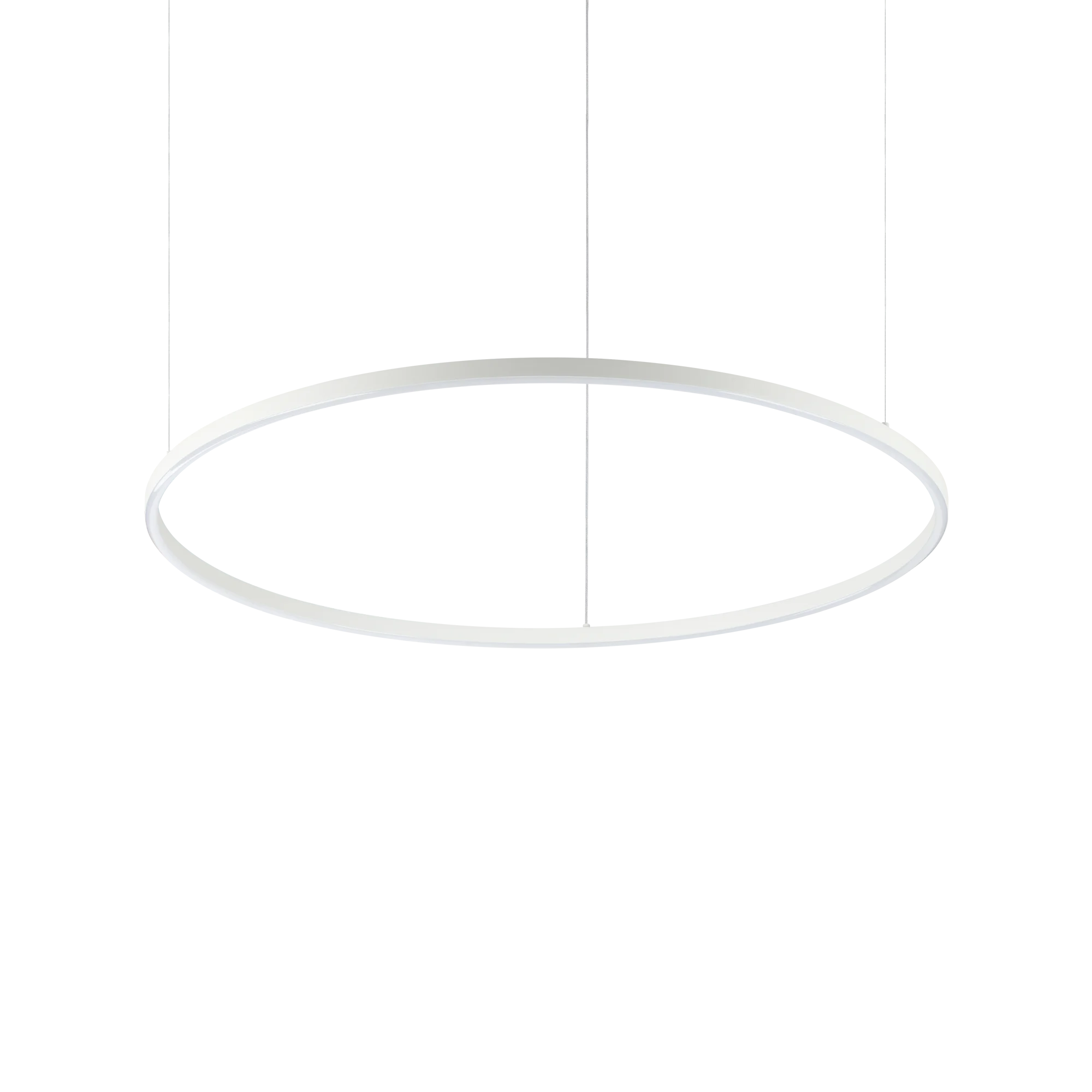 Lámpara colgante Ideal Lux Oracle Slim blanco LED 53W 2700K Ø90cm