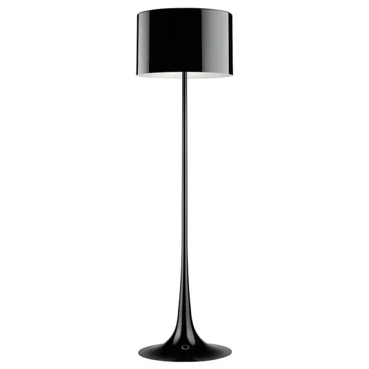 Spun Light Lámpara de Pie Negro - Flos