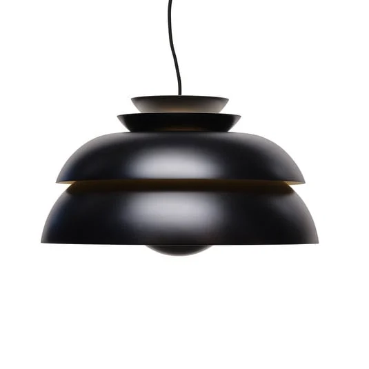 Concert P1 Lámpara Colgante Black - Fritz Hansen