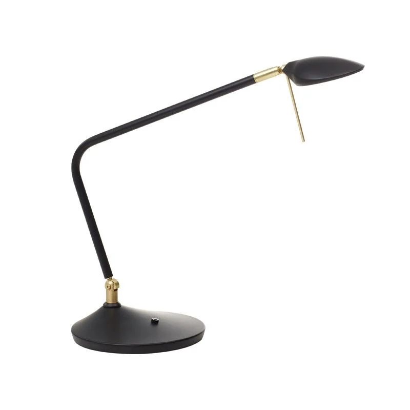 Lámpara de sobremesa MDC Dixon LED negro 3000K 7W 574725909