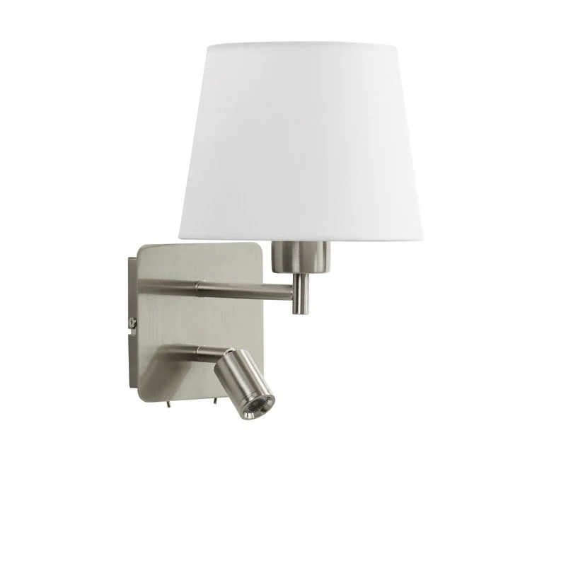 Aplique de pared MDC Mailand LED blanco negro orientable 3000K IP20 20W 575573525