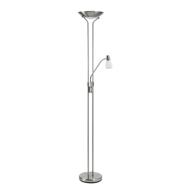 Lámpara de pie de salón MDC Doris LED 2 luces cromo 26W 567723526