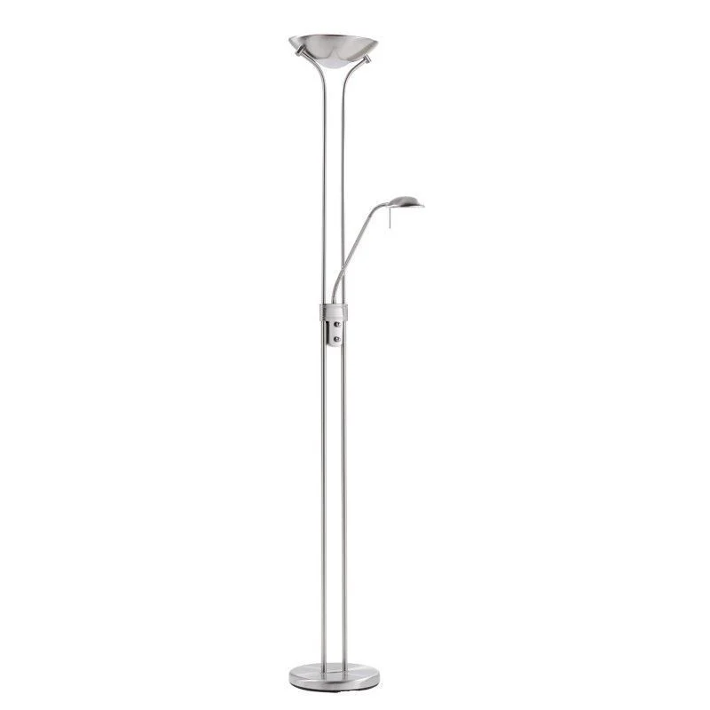 Lámpara de pie de salón MDC Dina LED cromo 3000K IP20 18W 575243520