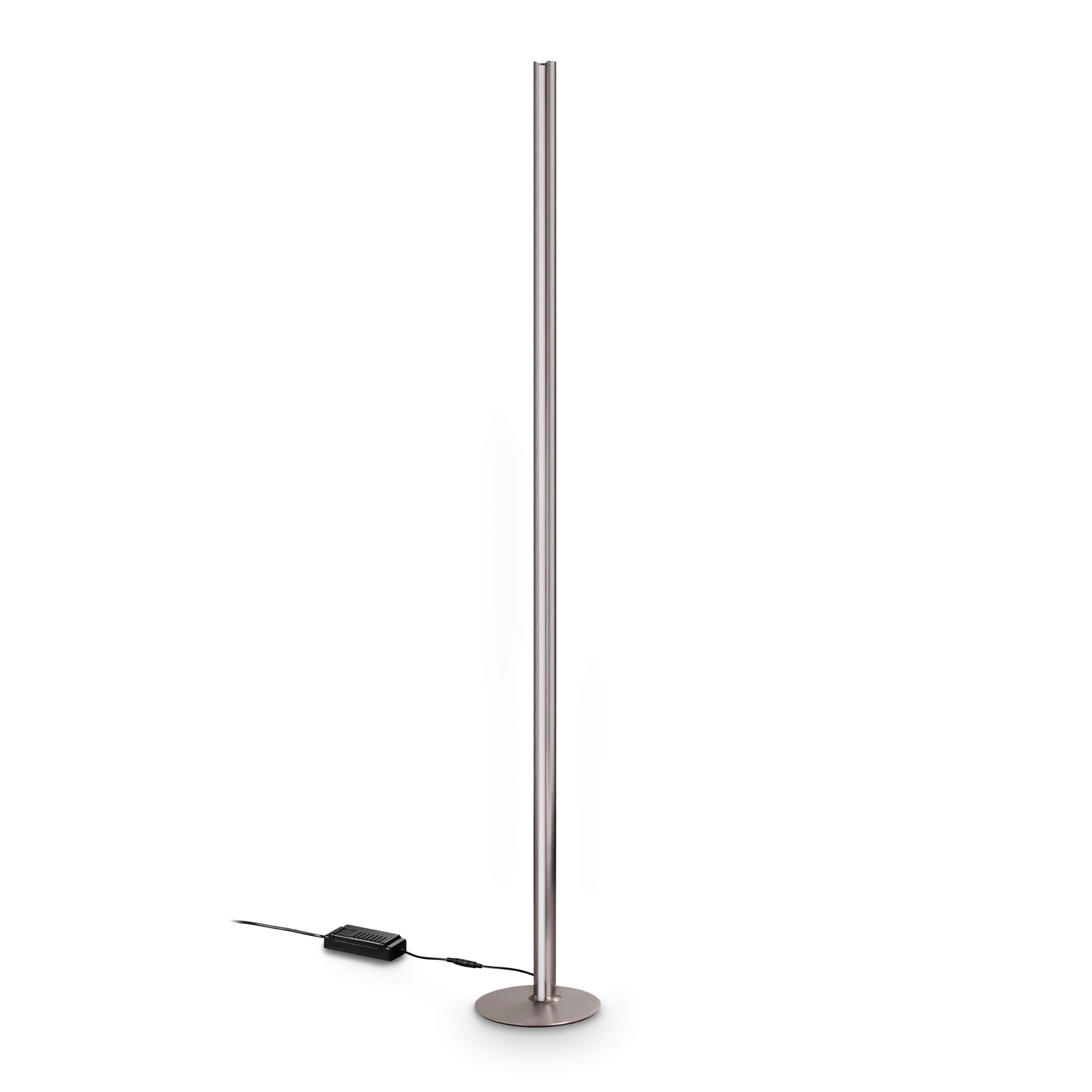 Lámpara de pie Ideal Lux Dorica gris LED 50W regulable 190cm