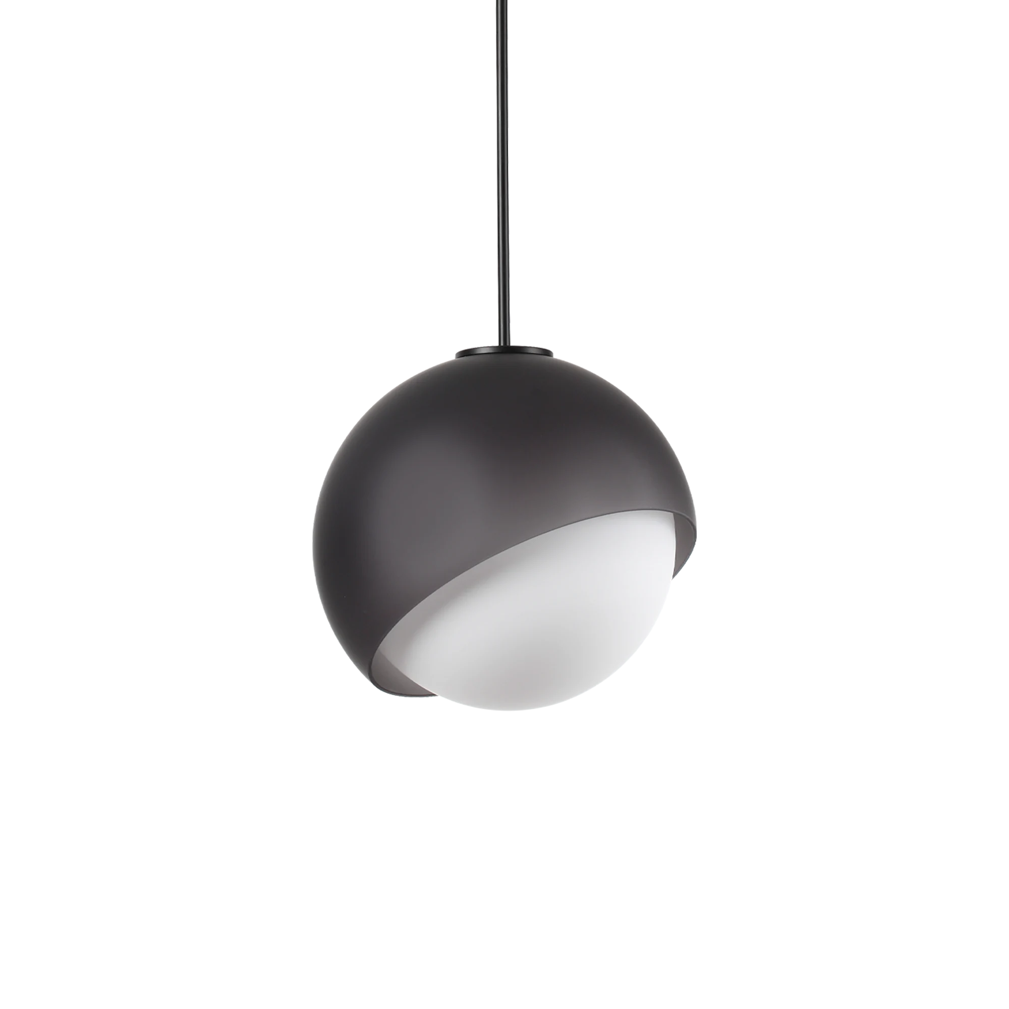 Lámpara colgante Ideal Lux Bloom negro cristal 42W Ø30cm