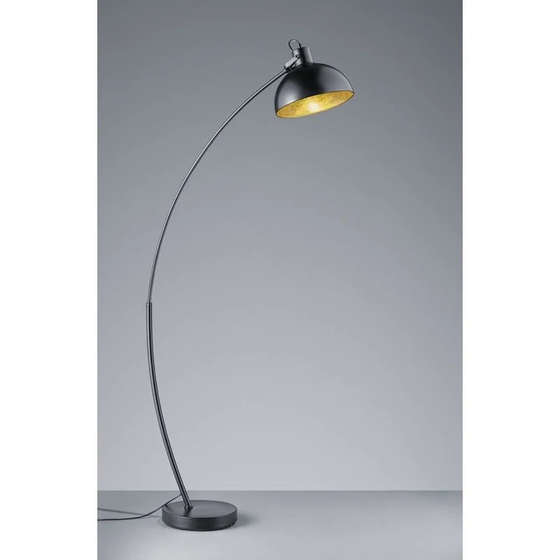 Lámpara de pie Trio Recife negro mate 155cm R