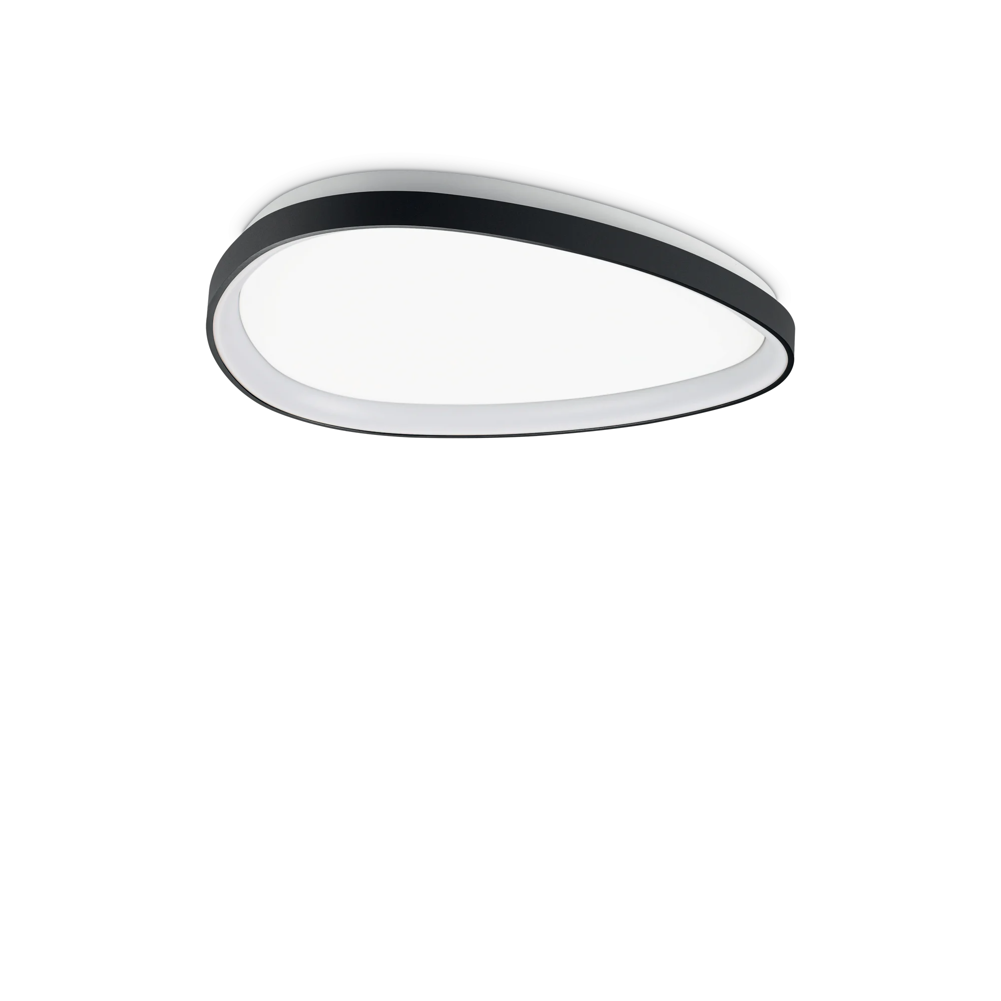 Plafón de techo Ideal Lux Gemini negro LED 30W 4000K Ø61cm