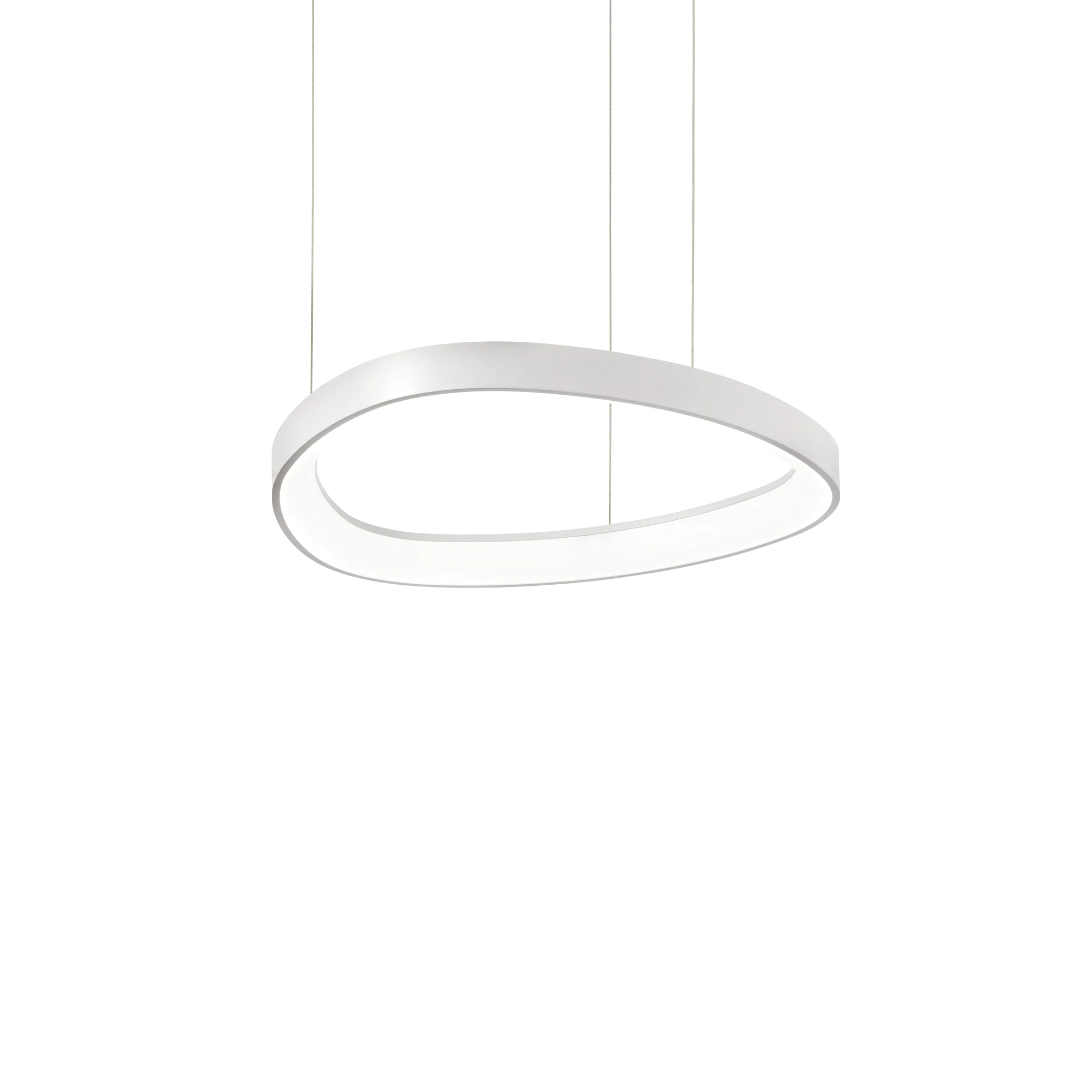 Lámpara colgante Ideal Lux Gemini blanco LED 36W 4000K 42,5cm