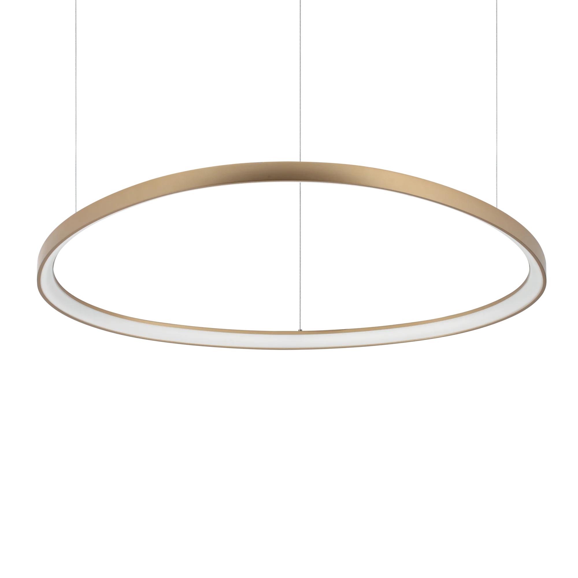 Lámpara colgante Ideal Lux Gemini latón LED 78W 105cm 4000K
