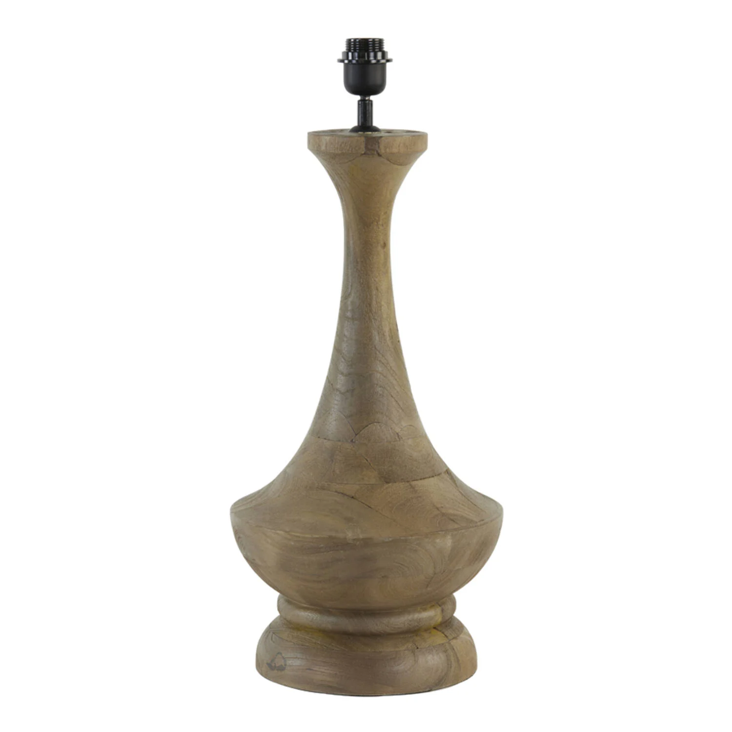 Base de lámpara de madera diseño fluido Light & Living Nicolo