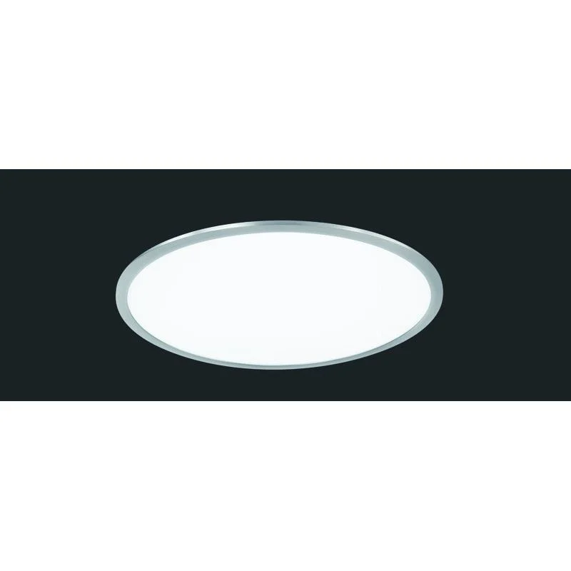 Plafón de techo Trio Phoenix LED níquel mate 3000K regulable Ø62cm 674096207