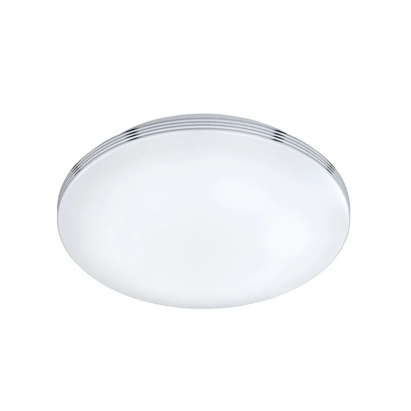 Plafón de baño Trio Apart LED cromo 3000K IP44 Ø35cm 6