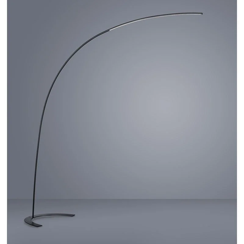 Lámpara de pie Trio Shanghai LED negro 3000K regulable 210cm 427511802