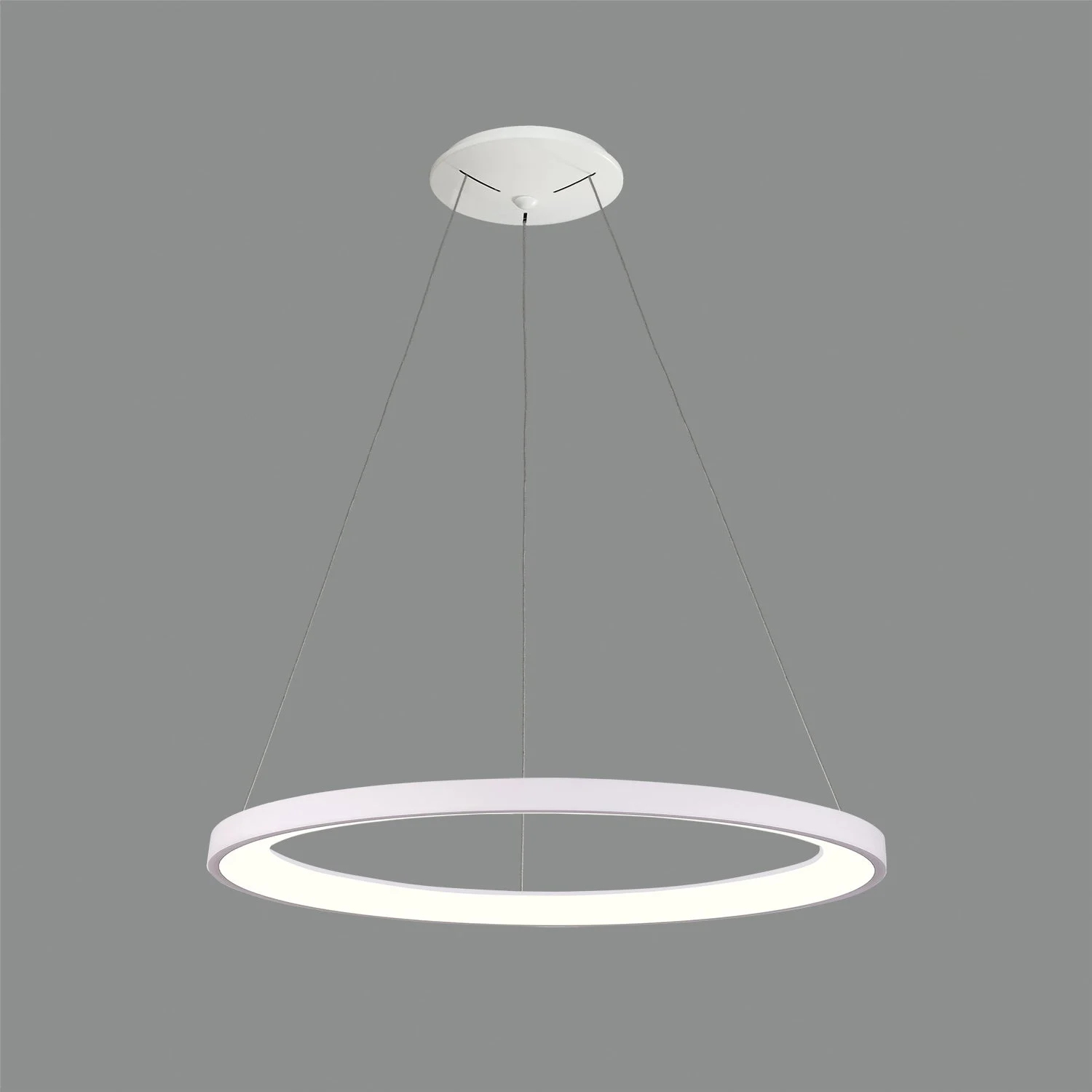 Lámpara de techo colgante ACB Grace blanco texturado Ø78cm C3848372B