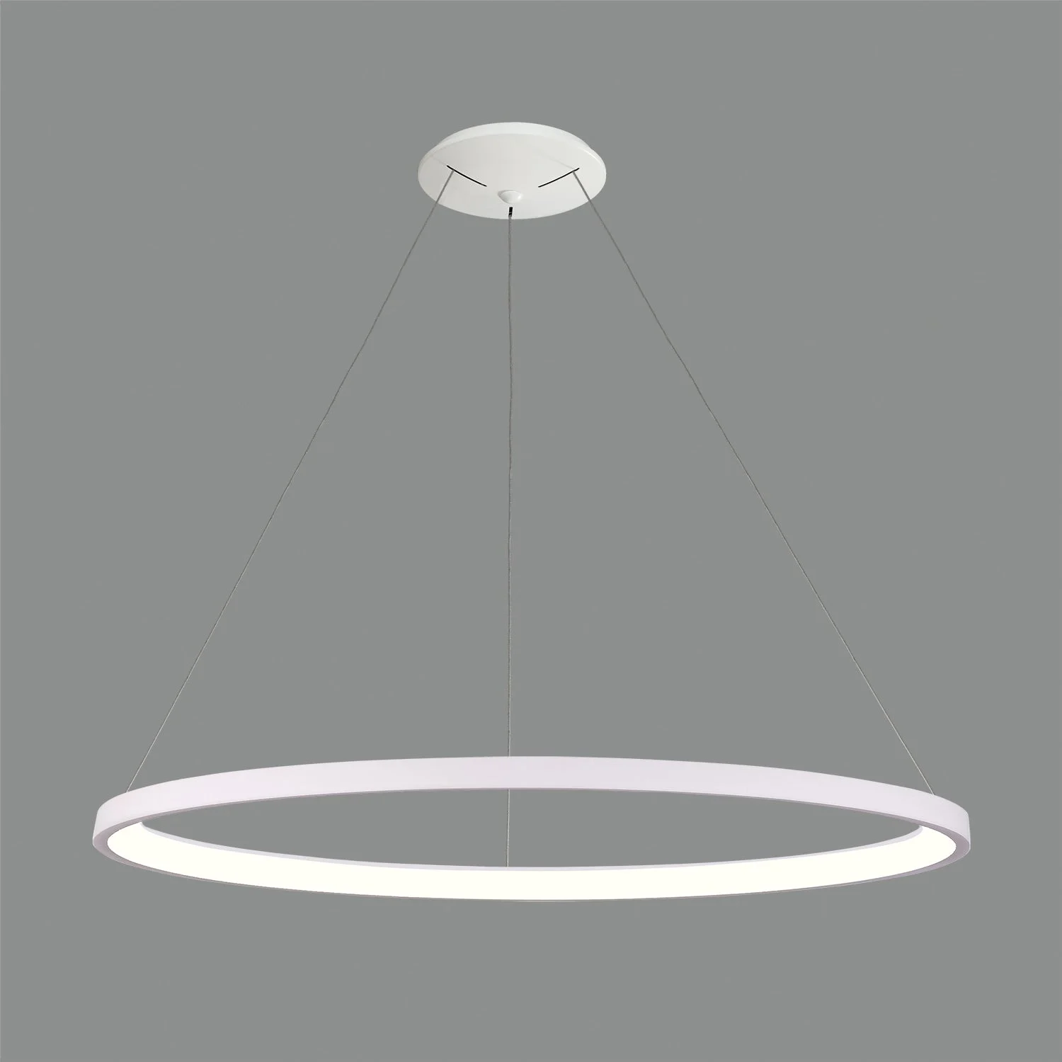 Lámpara de techo colgante ACB Grace blanco texturado Ø98cm C3848472B