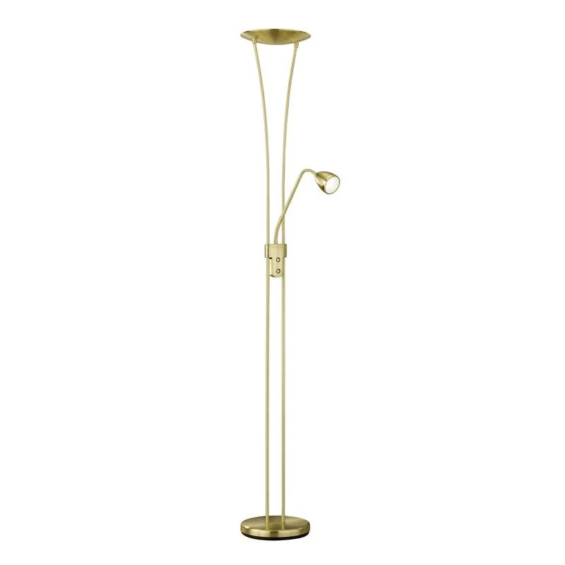 Lámpara de pie Trio Arizona LED bronce mate 3000K regulable 180cm 4