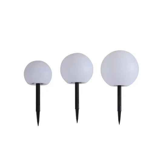 Lago Lámpara Solar 3 pcs. White - Lindby