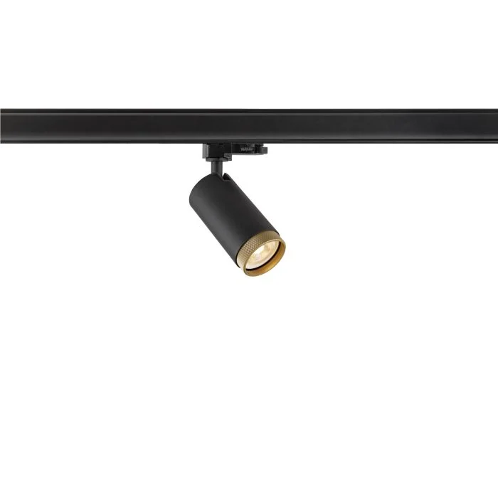 SLV Grip! L Techo Foco Aluminium Negro | Apta para 1x GU10 Max. 6W - Regulable