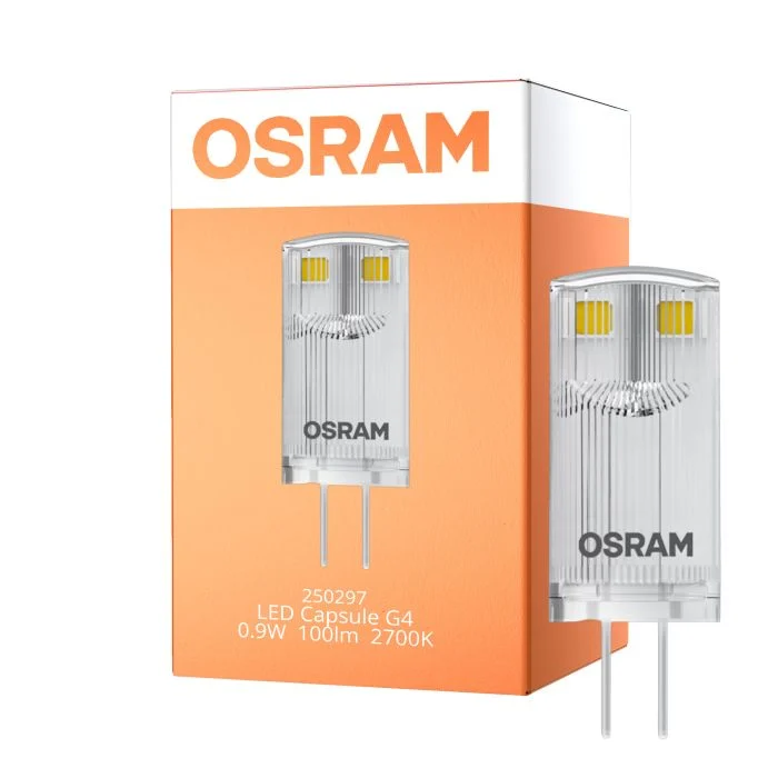 Osram LED Capsule G4 Clara 0.9W 100lm - 827 Luz Muy Cálida | Reemplazo 10W