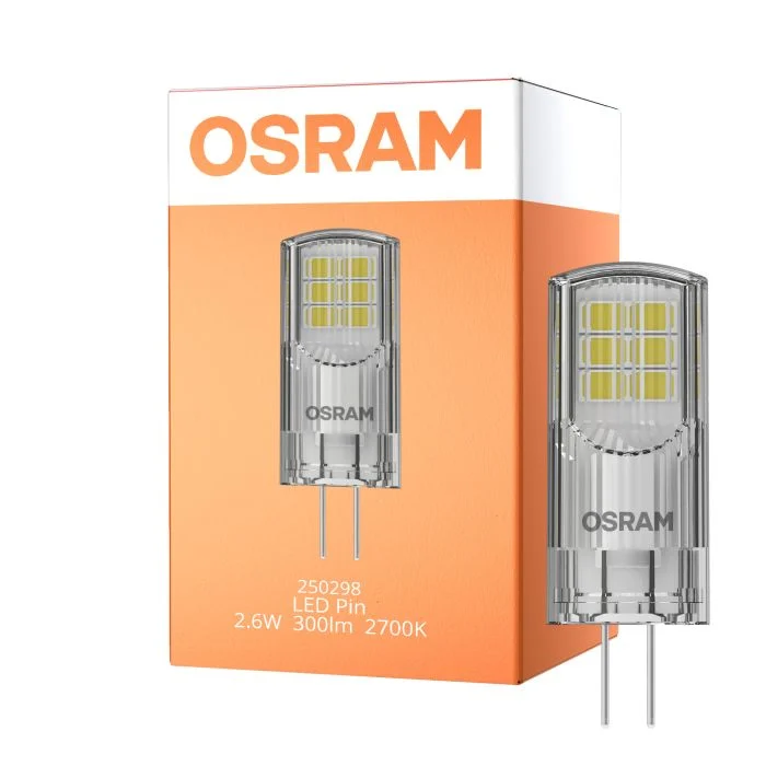 Osram LED Capsule G4 Clara 2.6W 300lm - 827 Luz Muy Cálida | Reemplazo 28W