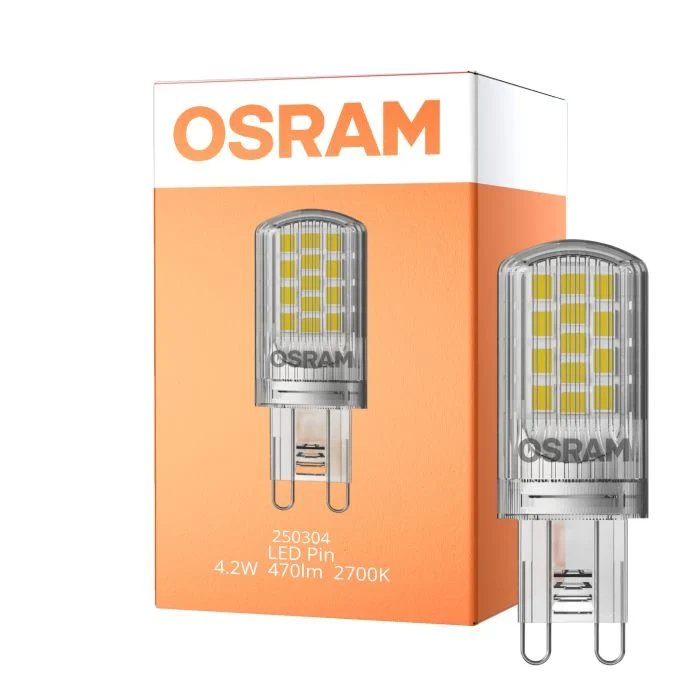 Osram LED Capsule G9 Clara 4.2W 470lm - 827 Luz Muy Cálida | Reemplazo 40W